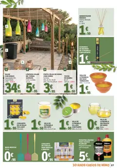Pré-visualização E.Leclerc Especial Ar Livre válido de 28.04.2026 | Página: 27 | Produtos: Balde, Corda, Vaso, Velas