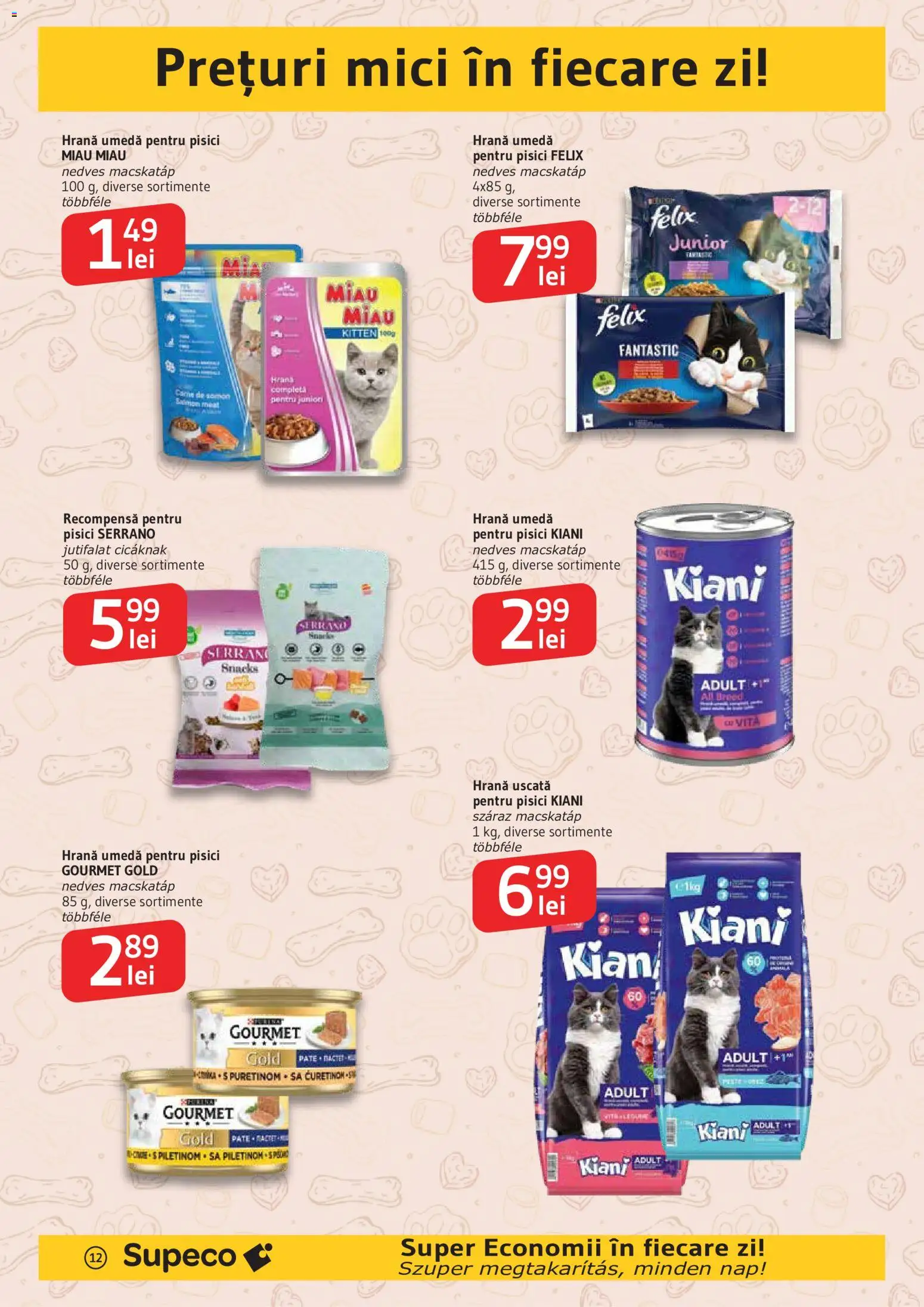 Noul catalog Supeco – valabil de la 24.09.2026 | Pagină: 12 | Produse: Vită, Pate, Mici