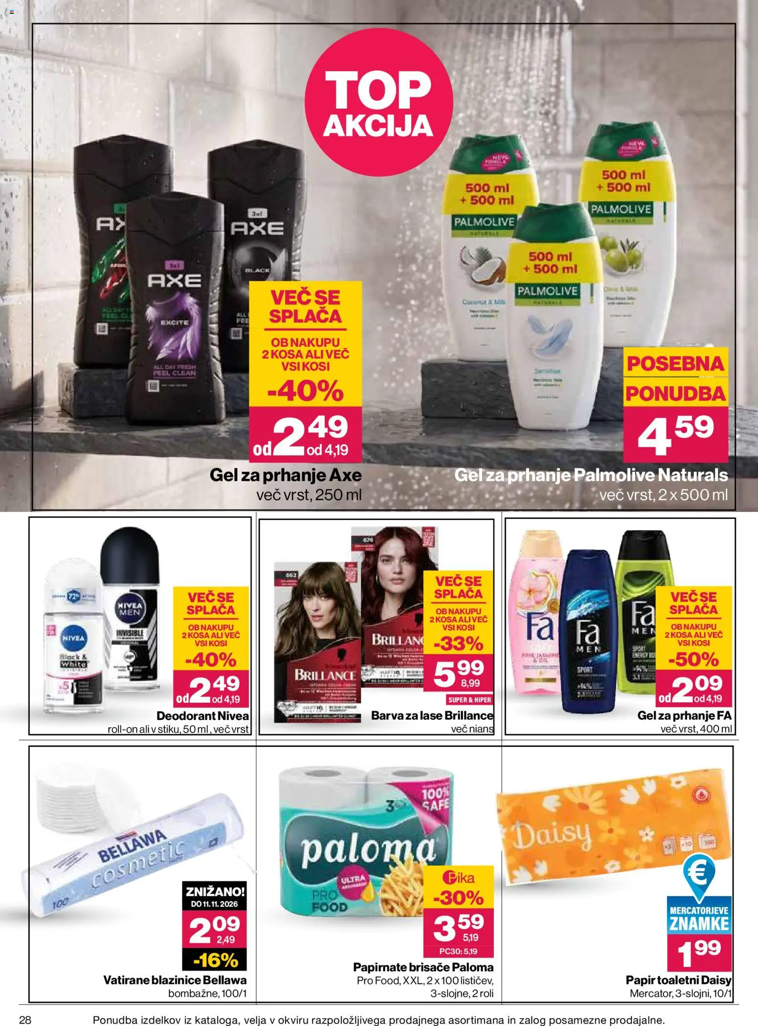 Novi Mercator katalog ponudbe – veljaven od 17.09.2026 | Stran: 28