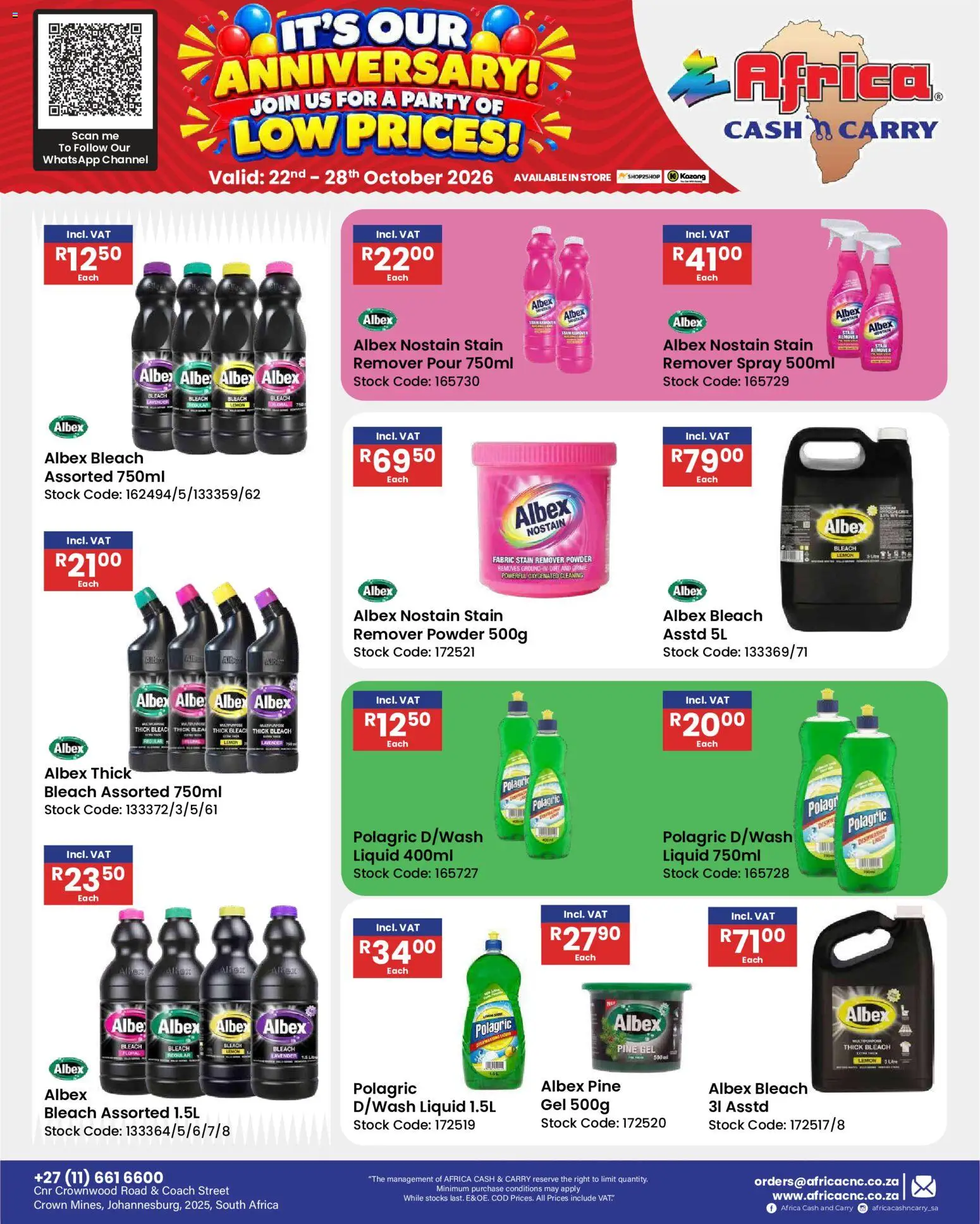 New Africa Cash & Carry catalogue – valid from 22/10/2026 | Page: 146