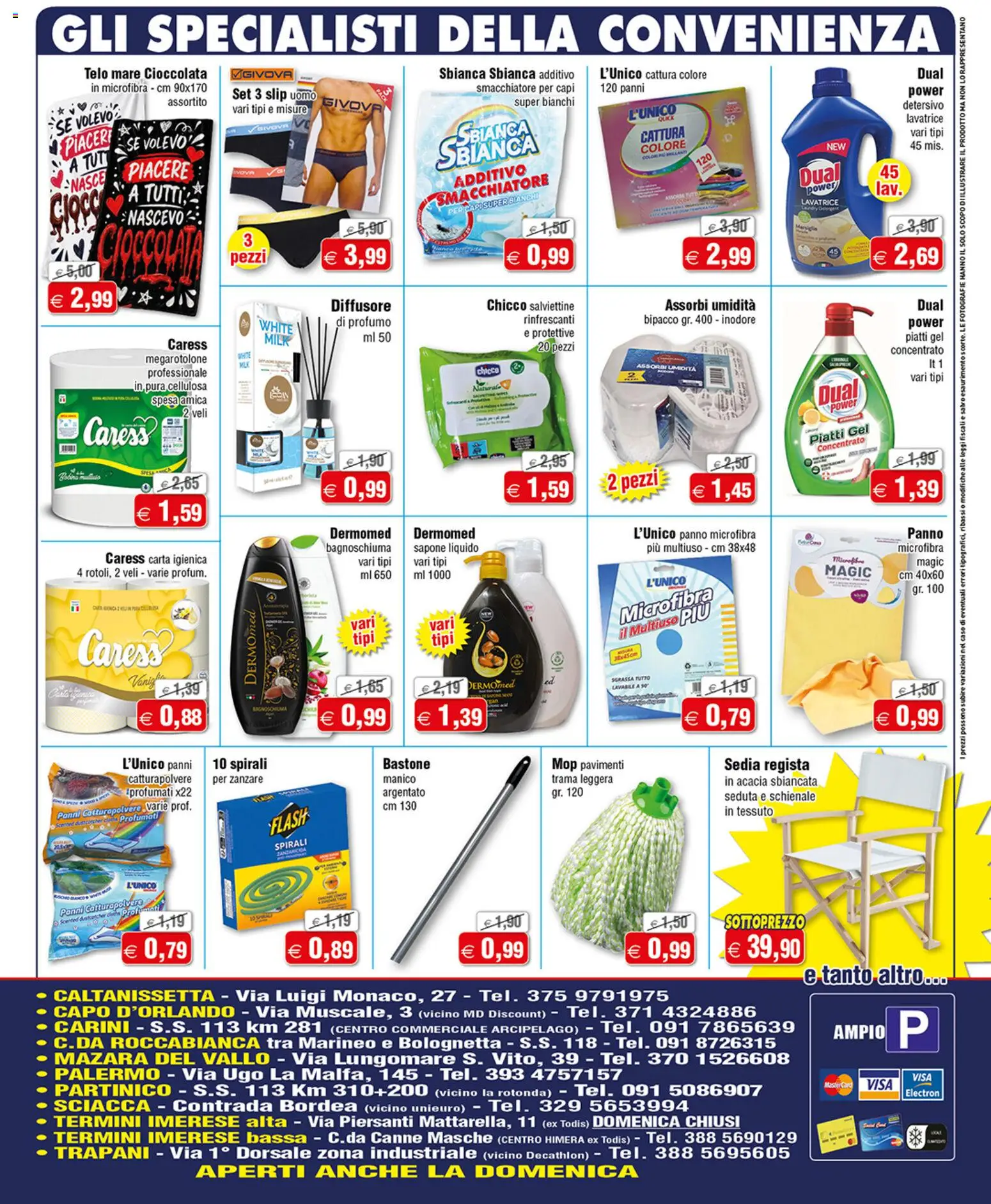 Volantino Magazzini Smart del 15/07/2026 | Pagina: 4 | Prodotti: Panno microfibra, Smacchiatore, Slip, Profumo