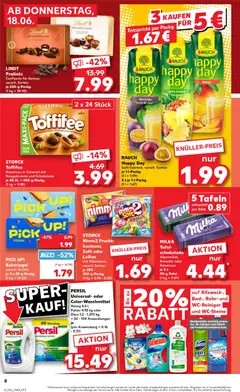 STORCK, Toffifee, Haselnuss in Caramel mit, Nougatcreme und Schokolade, je 400-g-Packg., (1 kg = 9.98), Toffifee Hazelnut in Caramel with Nougat Cream and Chocolate ab 18.06.2026 gültig | Seite: 8