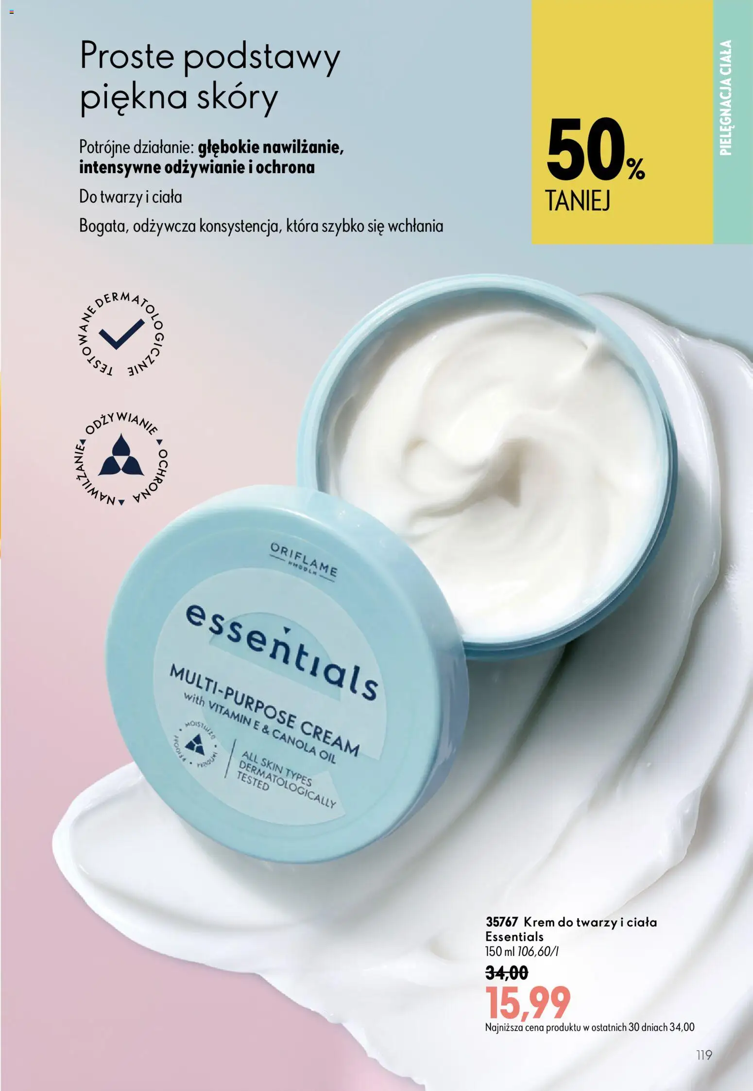 Oriflame Katalog 11 2026 od 29.07.2026 | Strona: 119 | Produkty: Krem, Krem do twarzy