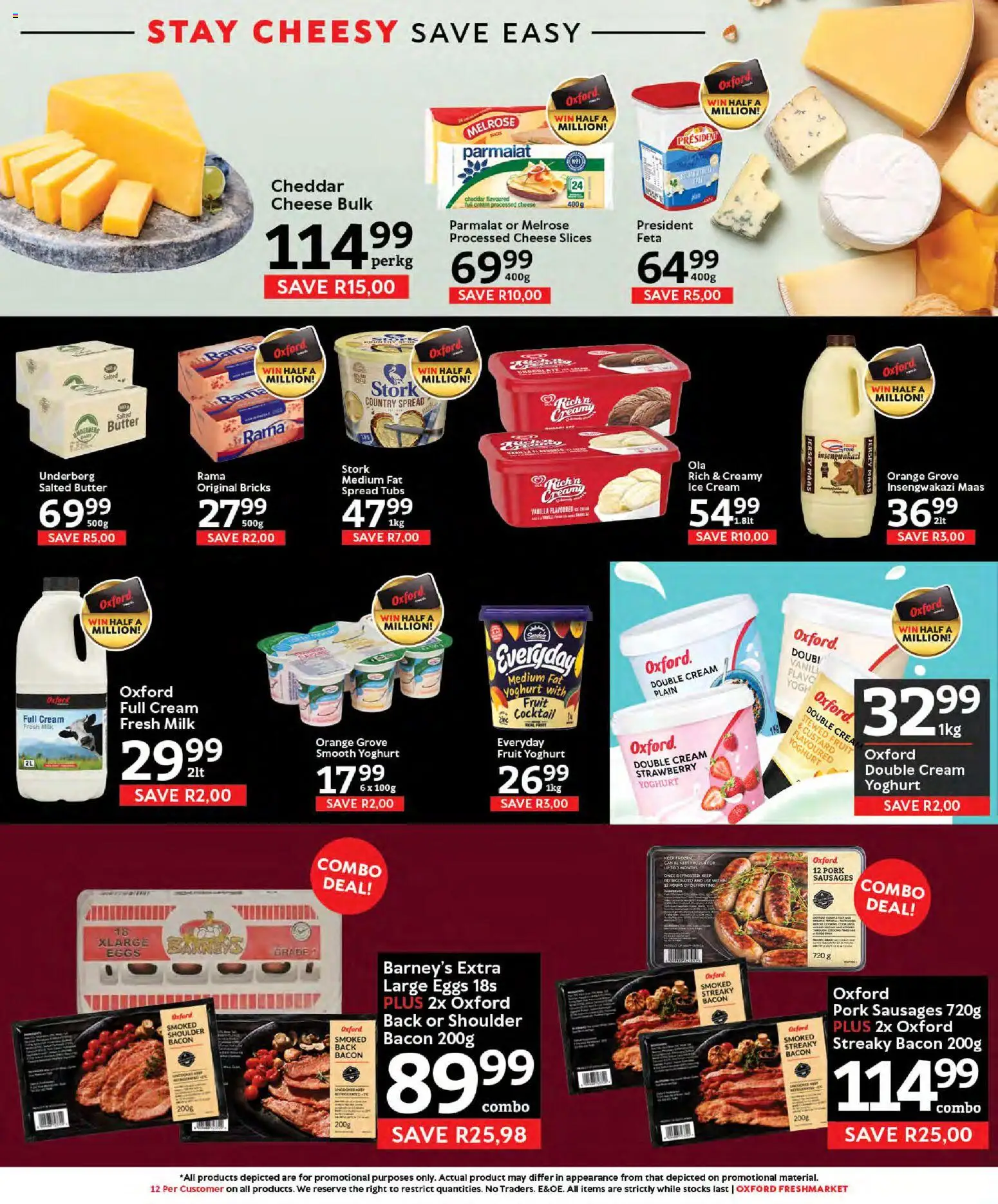 New Oxford Freshmarket catalogue – valid from 30/09/2026 | Page: 9 | Products: Butter, Eggs, Pork, Fruit
