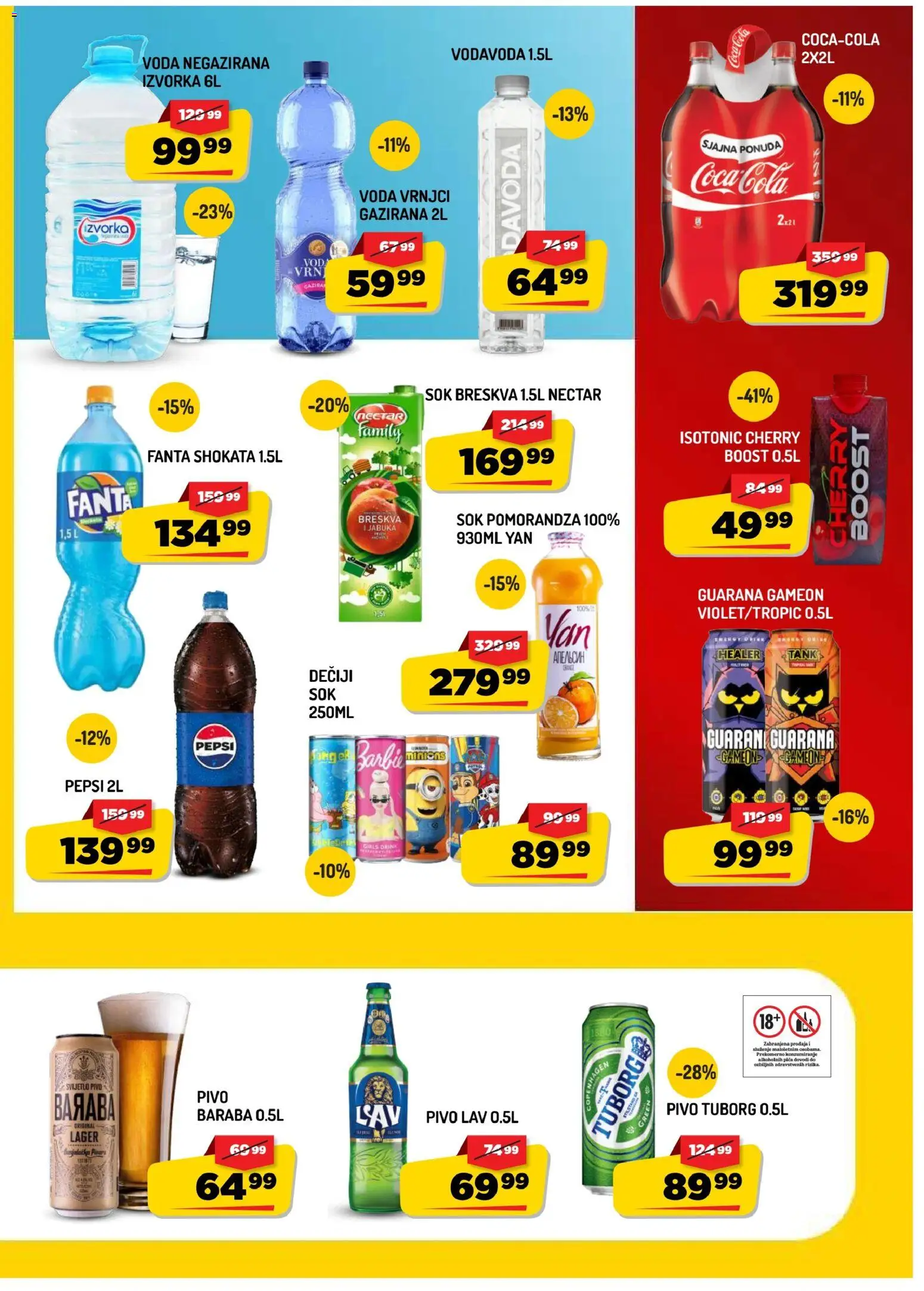 Aman katalog - važi od 09.10.2026 | Strana: 9 | Proizvode: Fanta, Pomorandza, Pivo, Pepsi