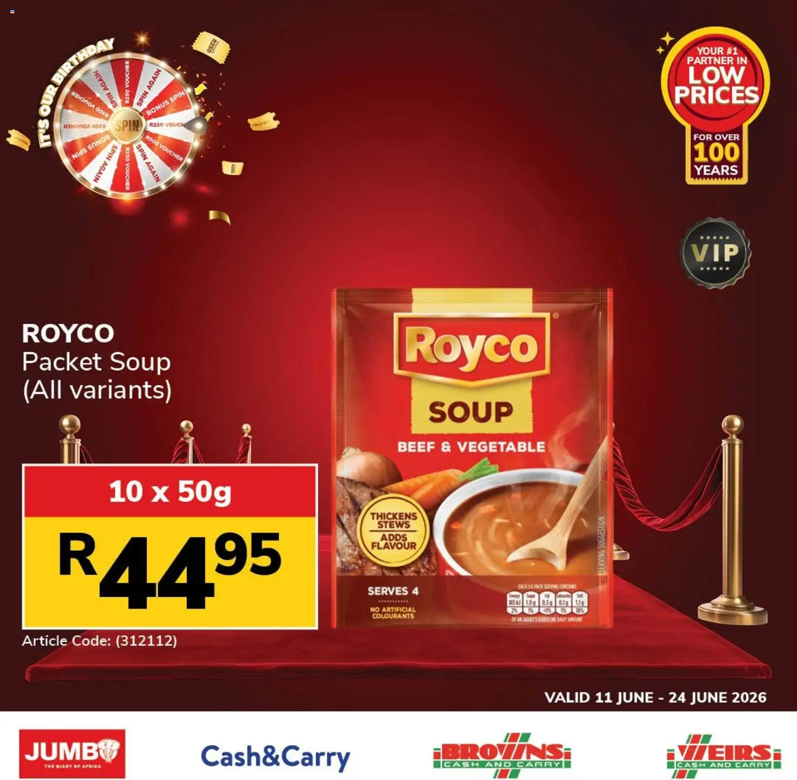 New Jumbo catalogue – valid from 11.06.2026 | Page: 5 | Products: Beef, Soup