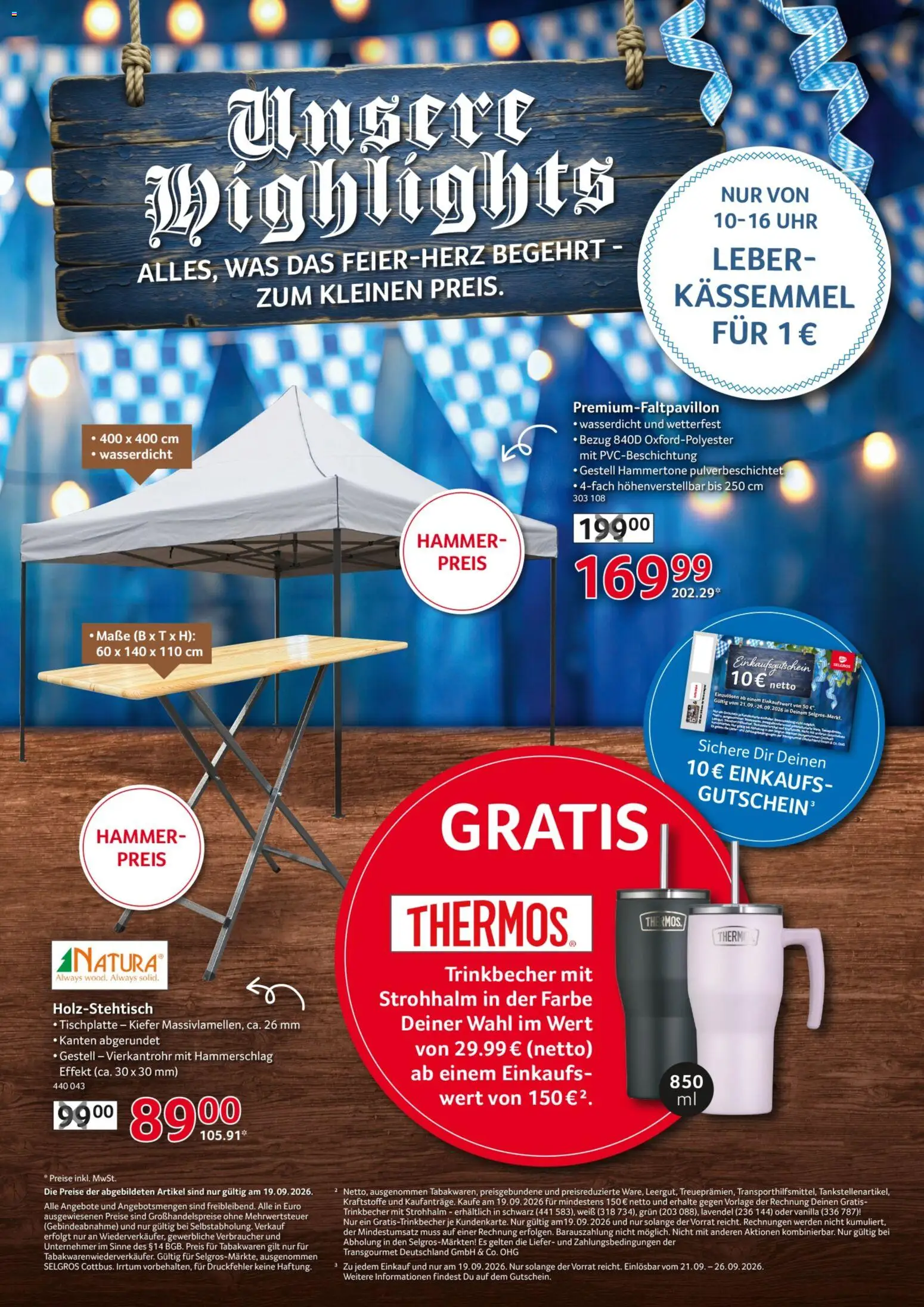 Selgros Super Gaudi Samstag – gültig ab 19.09.2026 | Seite: 2 | Produkte: Lavendel, Uhr