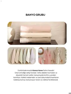 01.03.2026 tarihinden itibaren geçerli olan Karaca Home kataloğu önizlemesi | Sayfa: 103 | Ürünler: Banyo