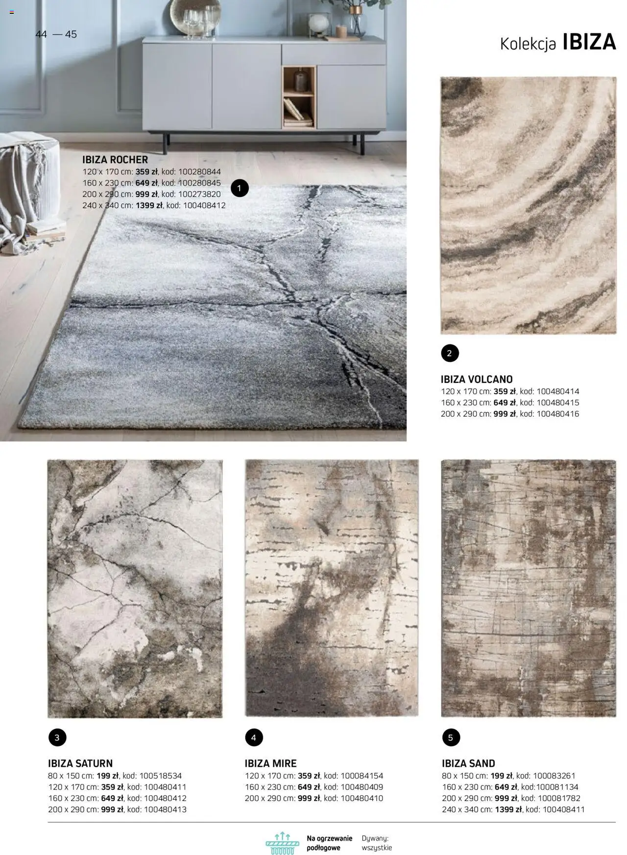 Komfort Gazetka - Katalog Dywanów od 15.10.2025 | Strona: 44 | Produkty: Dywany