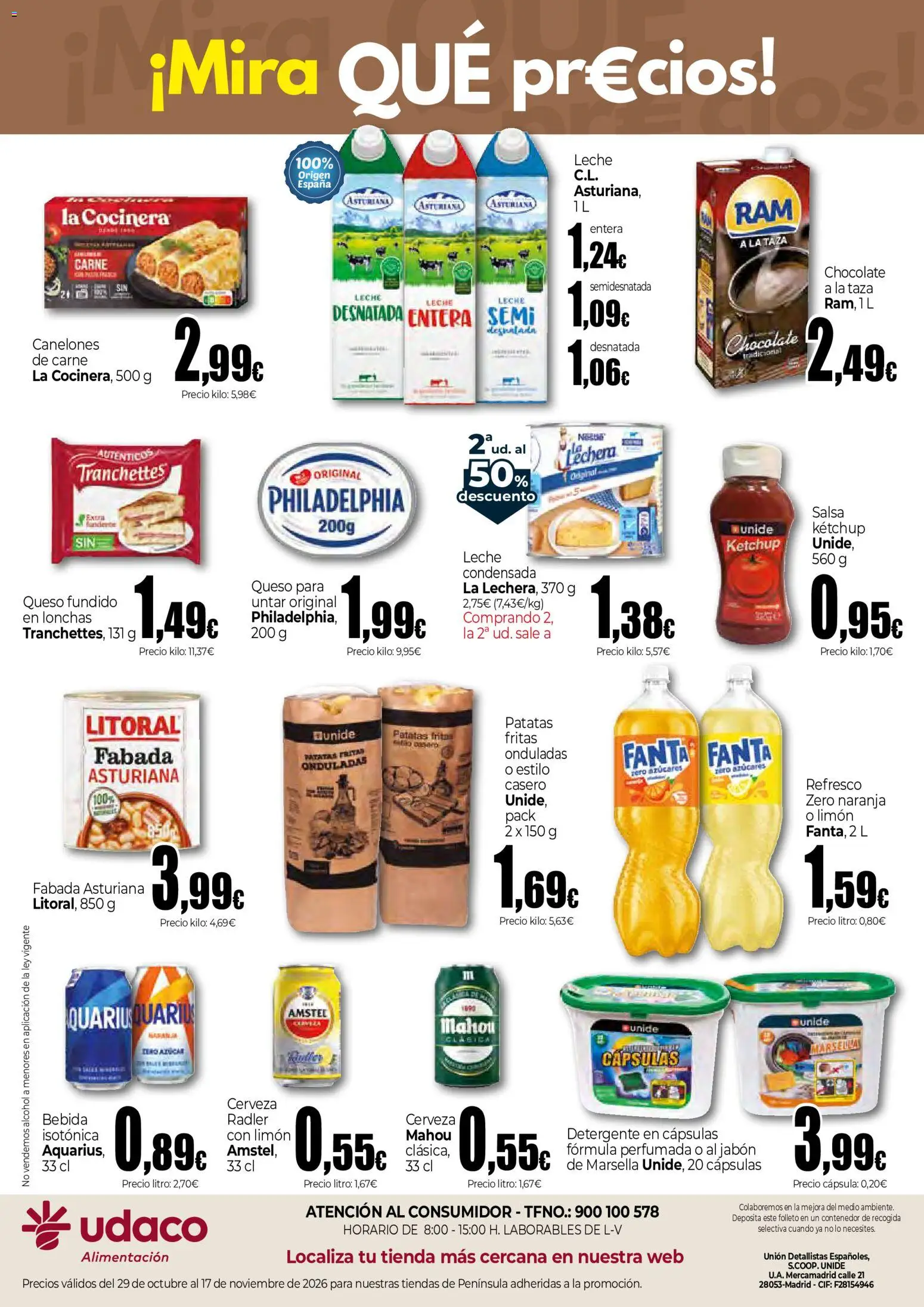 Unide Mira qué precios │ válido desde el 29/10/2026 | Página: 2