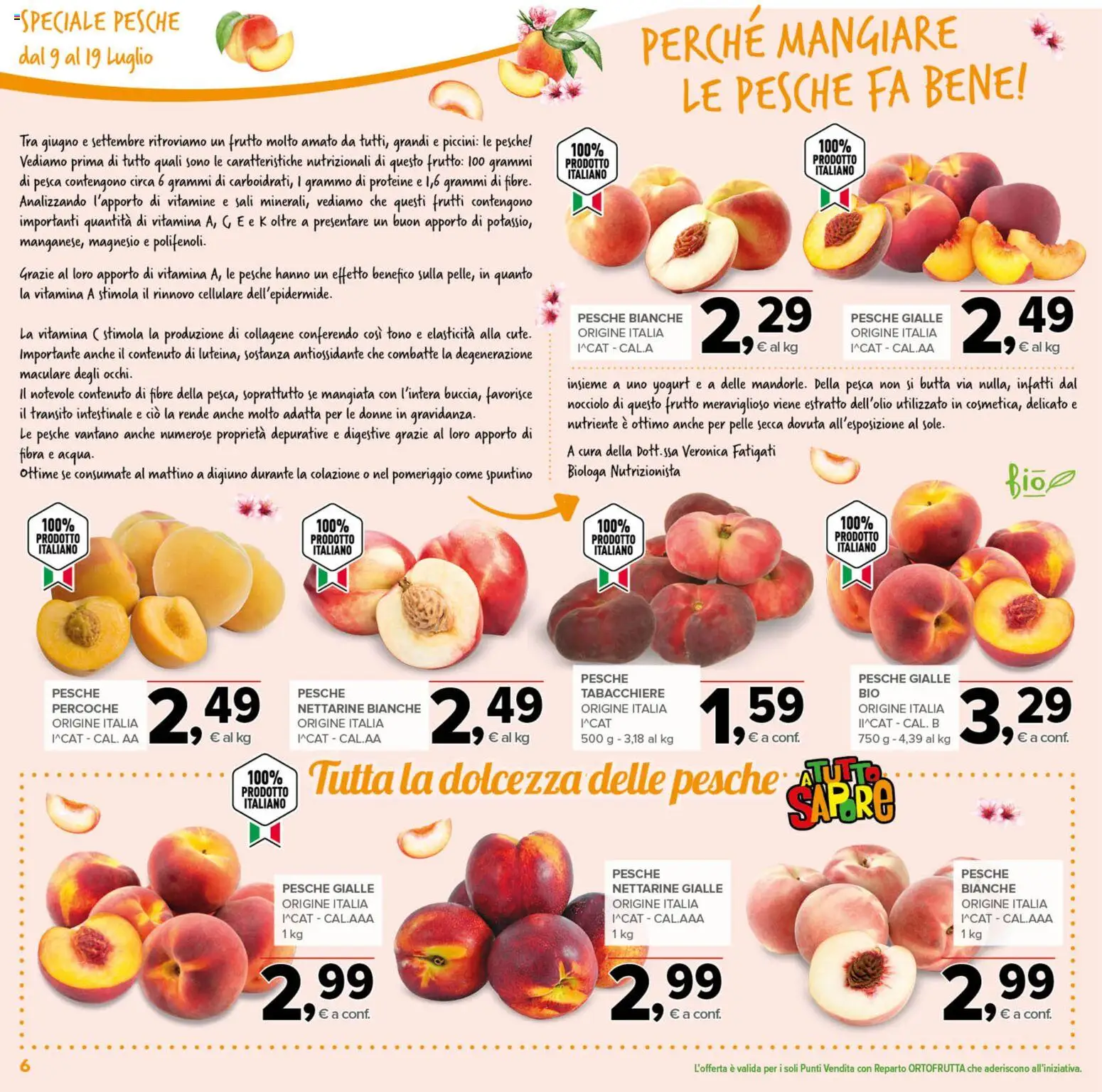 Volantino Todis del 09/07/2026 | Pagina: 6 | Prodotti: Cellulare, Yogurt, Pesca