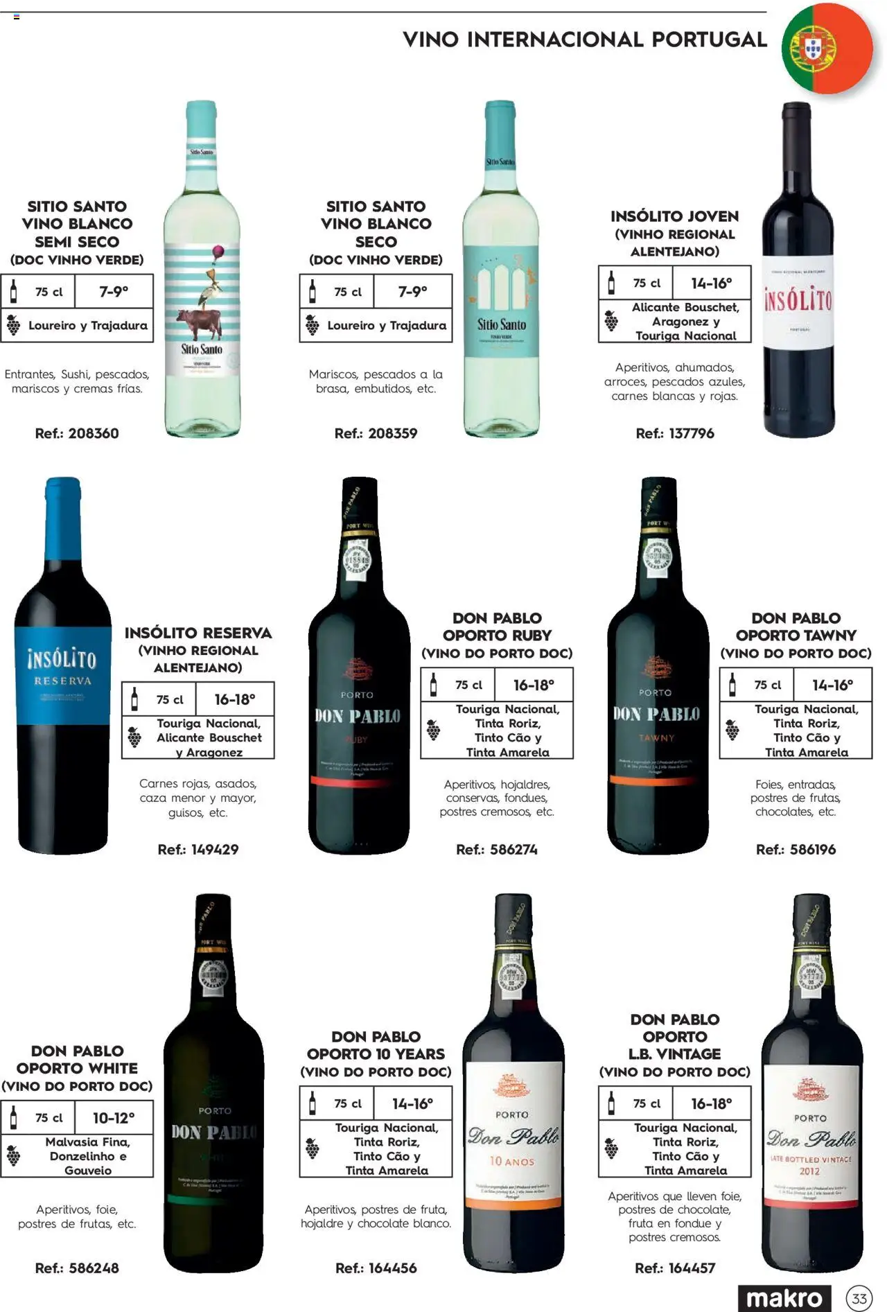 Makro Guia de vinos │ válido desde el 02/01/2025 | Página: 33 | Productos: Chocolate, Vino