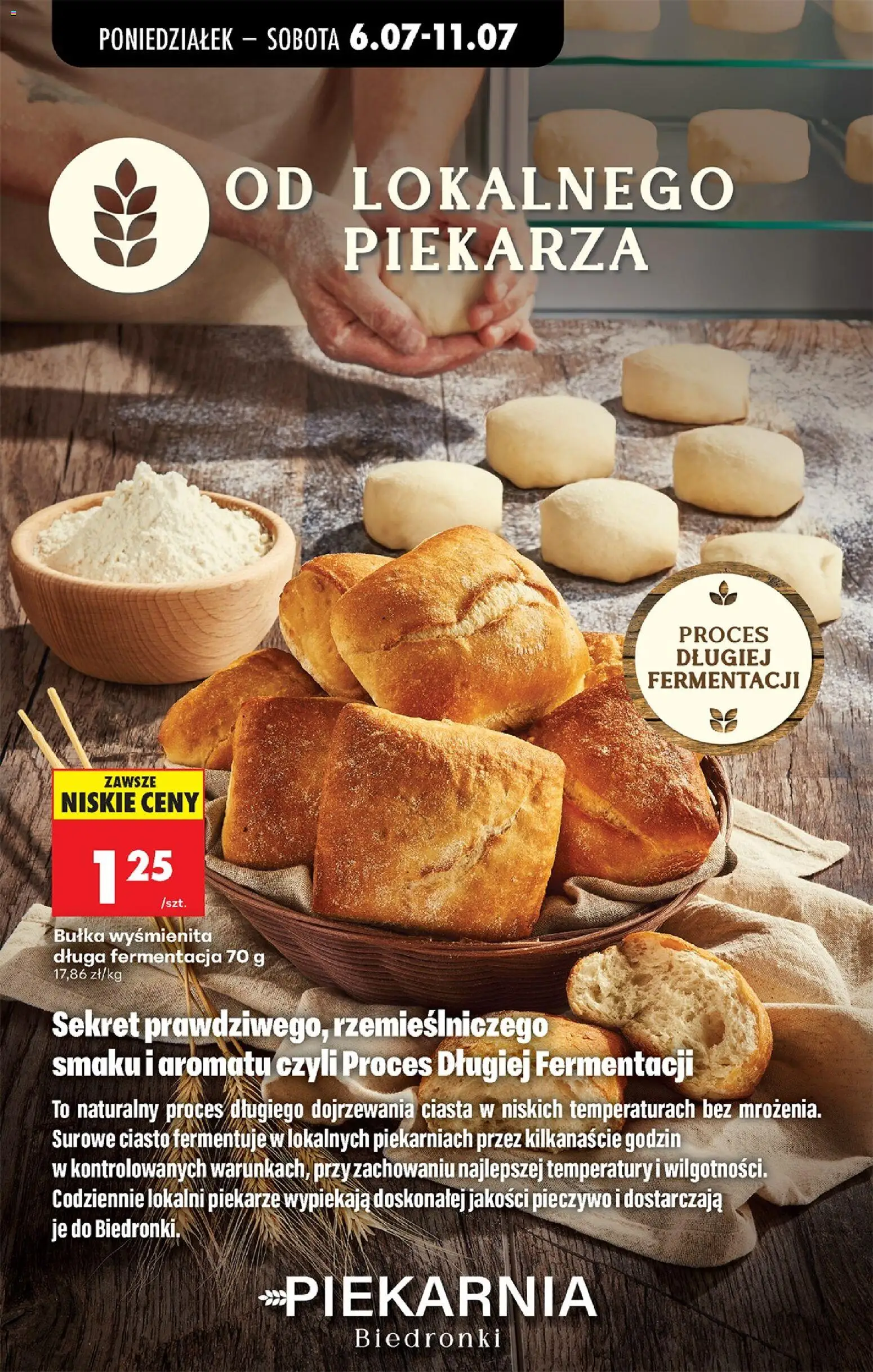 Biedronka gazetka od poniedziałku od 06.07.2026 | Strona: 27 | Produkty: Pieczywo, Ciasto, Bułka