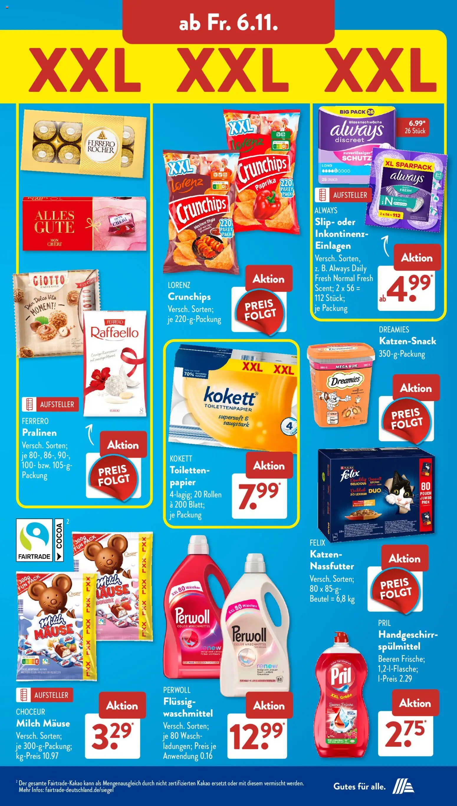 Aldi Süd Prospekt – gültig ab 02.11.2026 | Seite: 15 | Produkte: Tür, Perwoll, Pril, Toilettenpapier