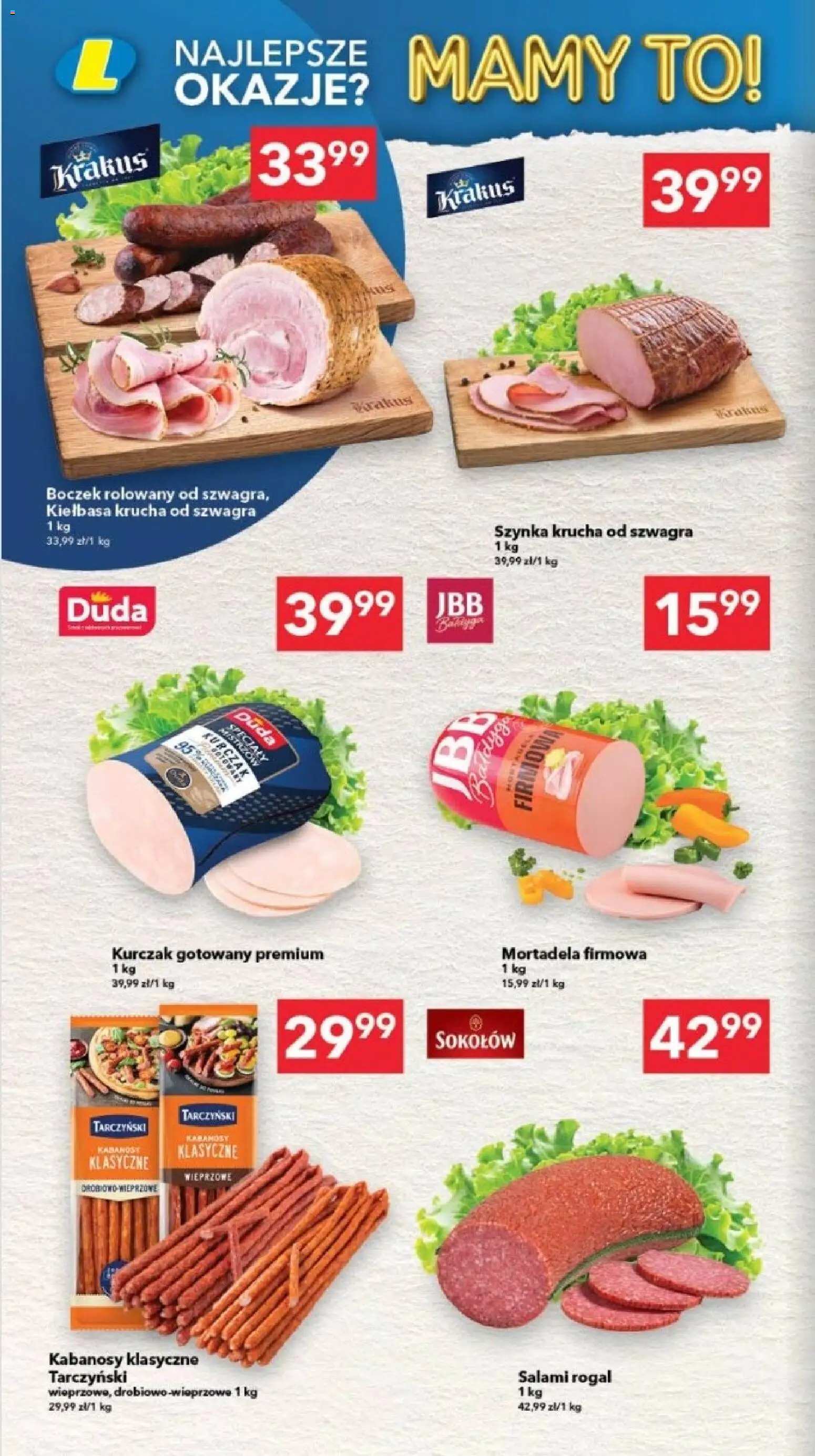 Lewiatan gazetka - Szczecin od 21.05.2026 | Strona: 6 | Produkty: Kiełbasa, Kurczak, Boczek, Salami