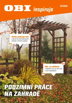 Náhled letáku OBI leták - Podzimní práce na zahradě od 15.10.2026