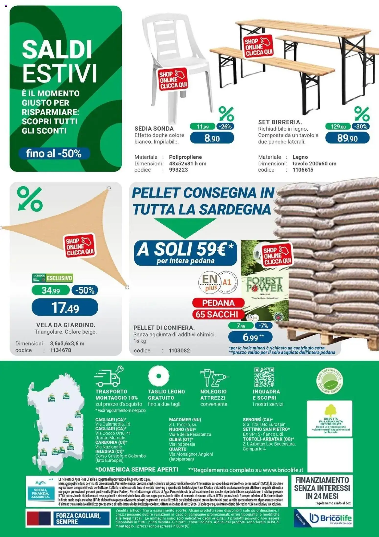 Nuovo CFadda - Spacca Prezzo dal 30/07/2026 > offerte anteprima 🛍️ | Pagina: 16 | Prodotti: Pellet, Taglio, Tavolo, Sedia