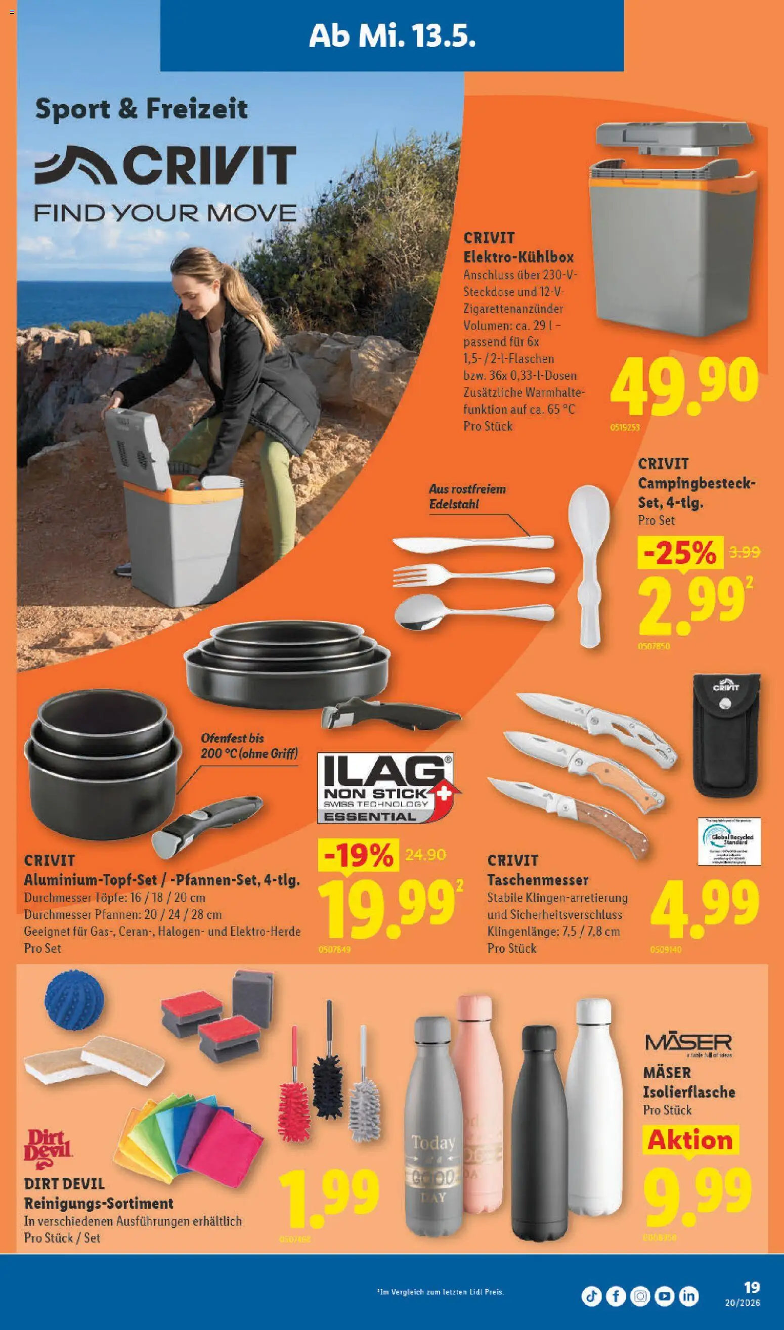 Lidl aktionen – gültig ab 13.05.2026 | Seite: 19