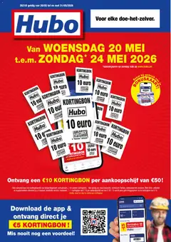 Hubo folder - Voorbeeld van een folder van Hubo, geldig van 20.05.2026