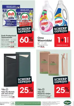 Sligro folder - Voorbeeld van een folder van Sligro, geldig van 11.06.2026 | Pagina: 12 | Producten: Fles, Zak, Citroen, Servet
