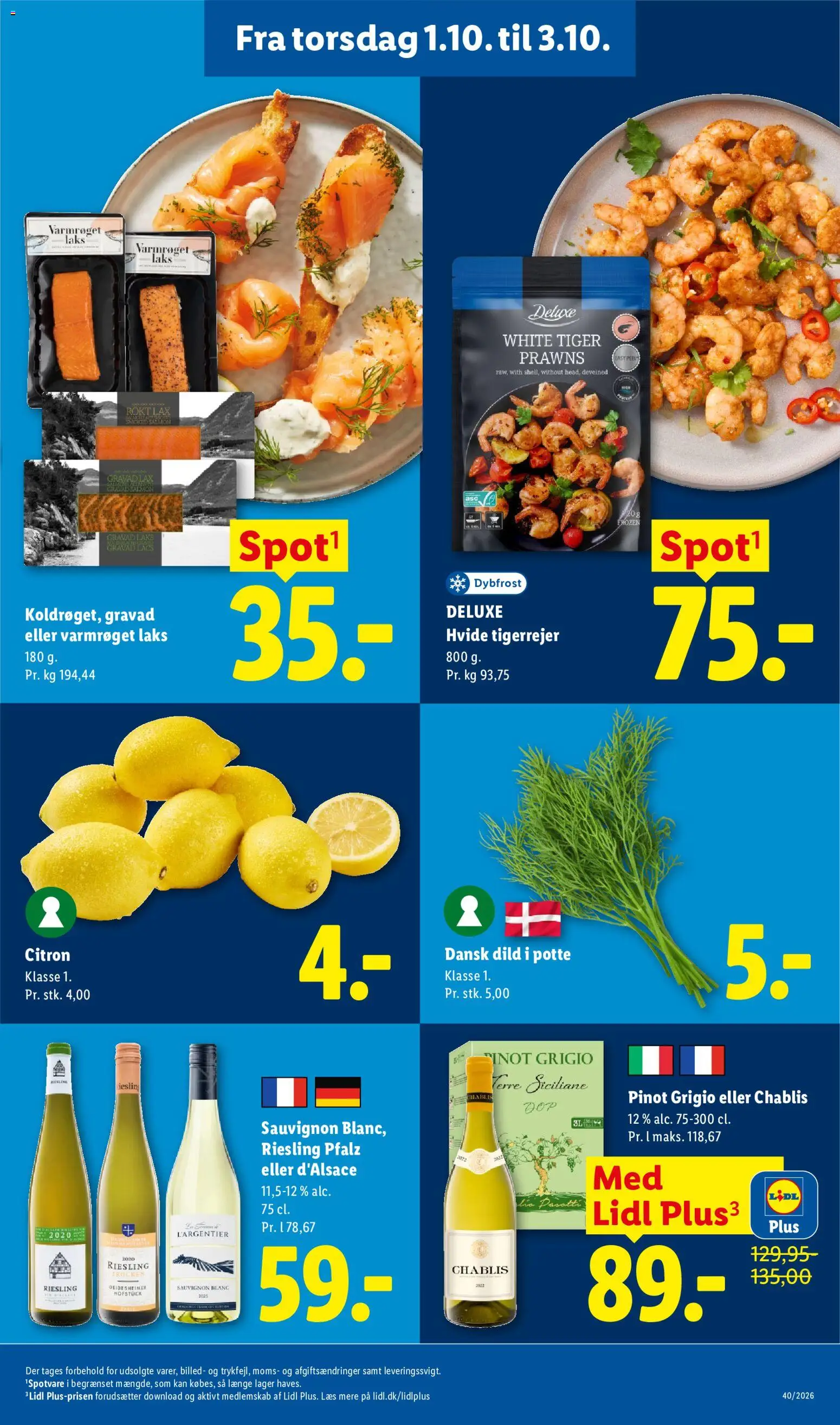 Lidl tilbudsavis – gyldig fra 27/09/2026 | Side: 5 | Produkter: Dild, Søm, Laks