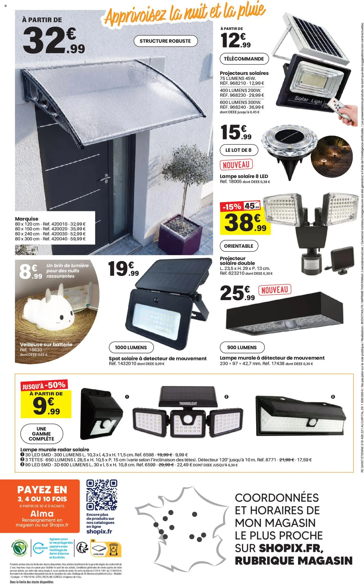 {H1} | Page: 8 | Produits: Veilleuse, Batterie, Lampe, Lampe solaire