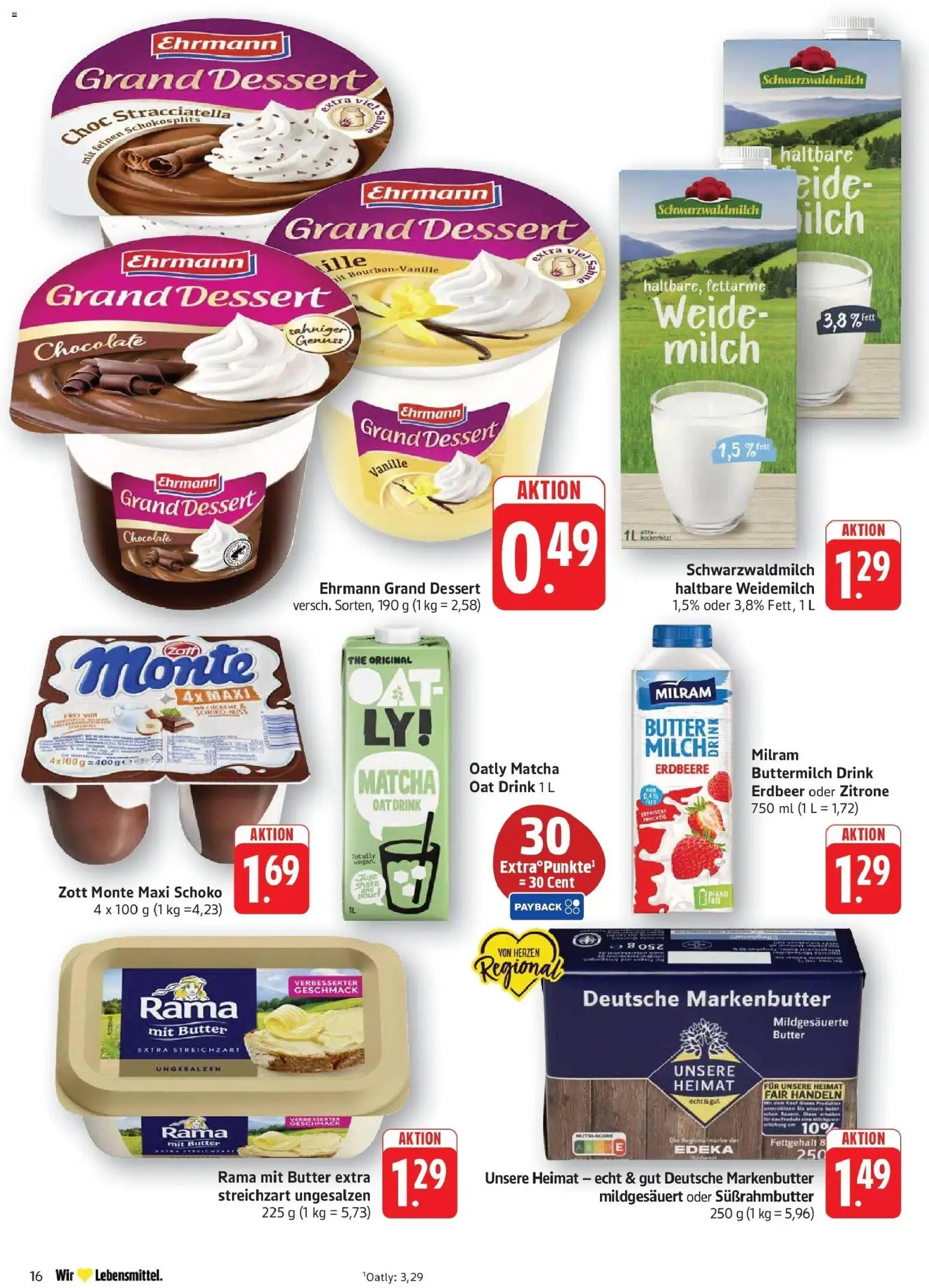 Edeka prospekt Pirmasens	 – gültig ab 04.05.2026 | Seite: 18 | Produkte: Butter, Ehrmann grand dessert, Milram, Zitrone
