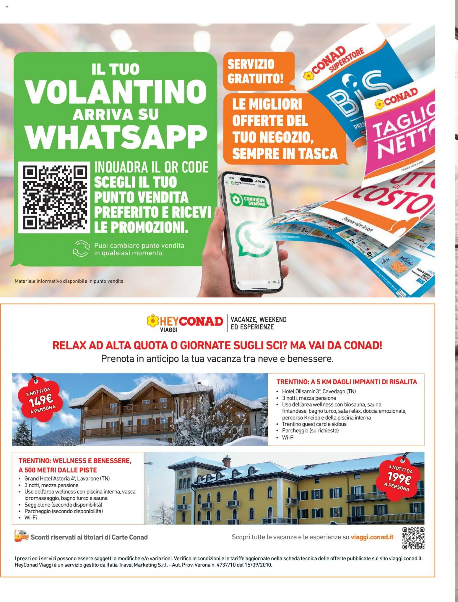 Volantino Conad del 09/10/2026 | Pagina: 10 | Prodotti: Voiello, Pasta di semola, Piscina, Pasta