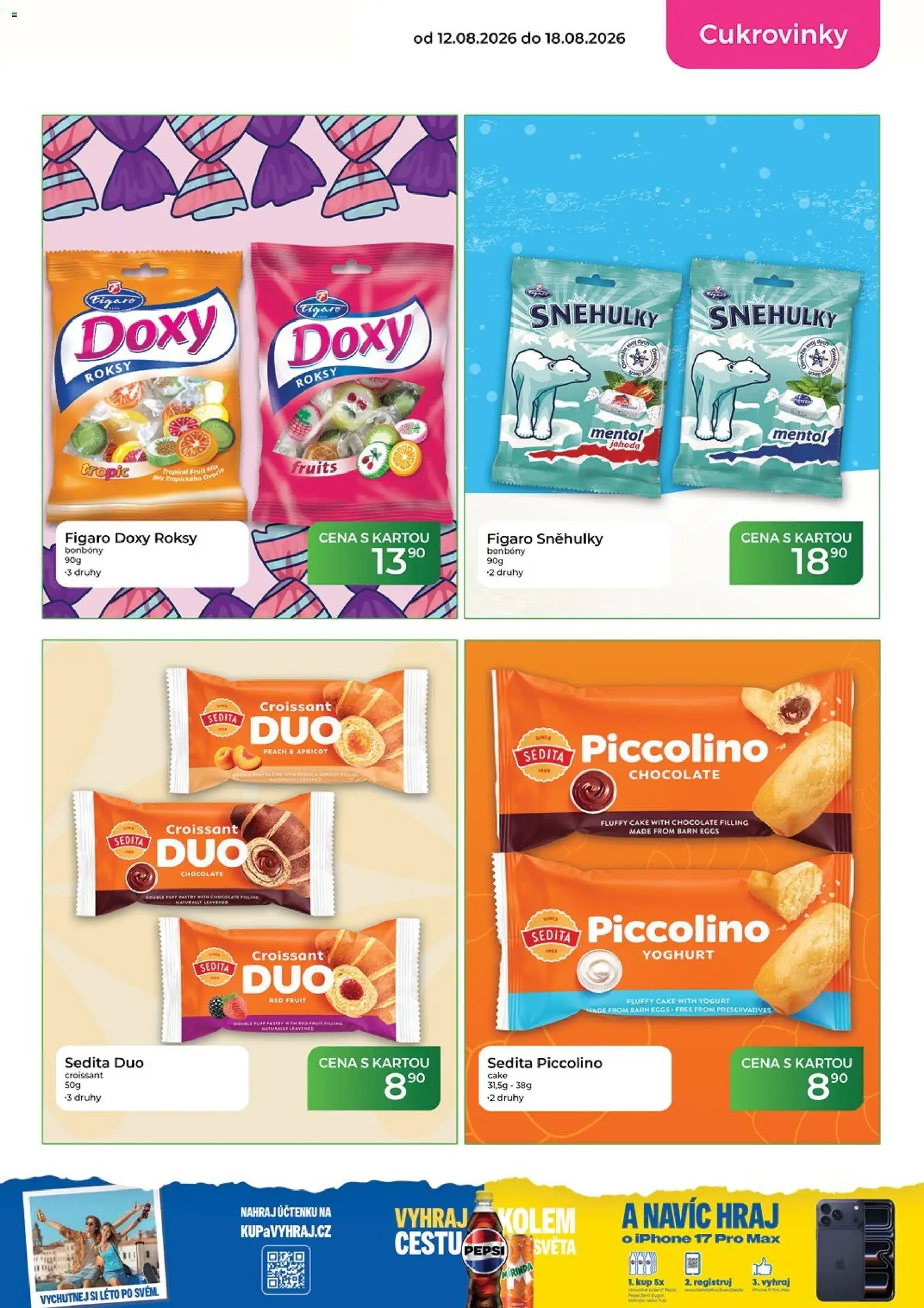 Tamda Foods leták od 12.08.2026 | Strana: 33 | Produkty: Bonbóny, Iphone, Croissant, Cukrovinky
