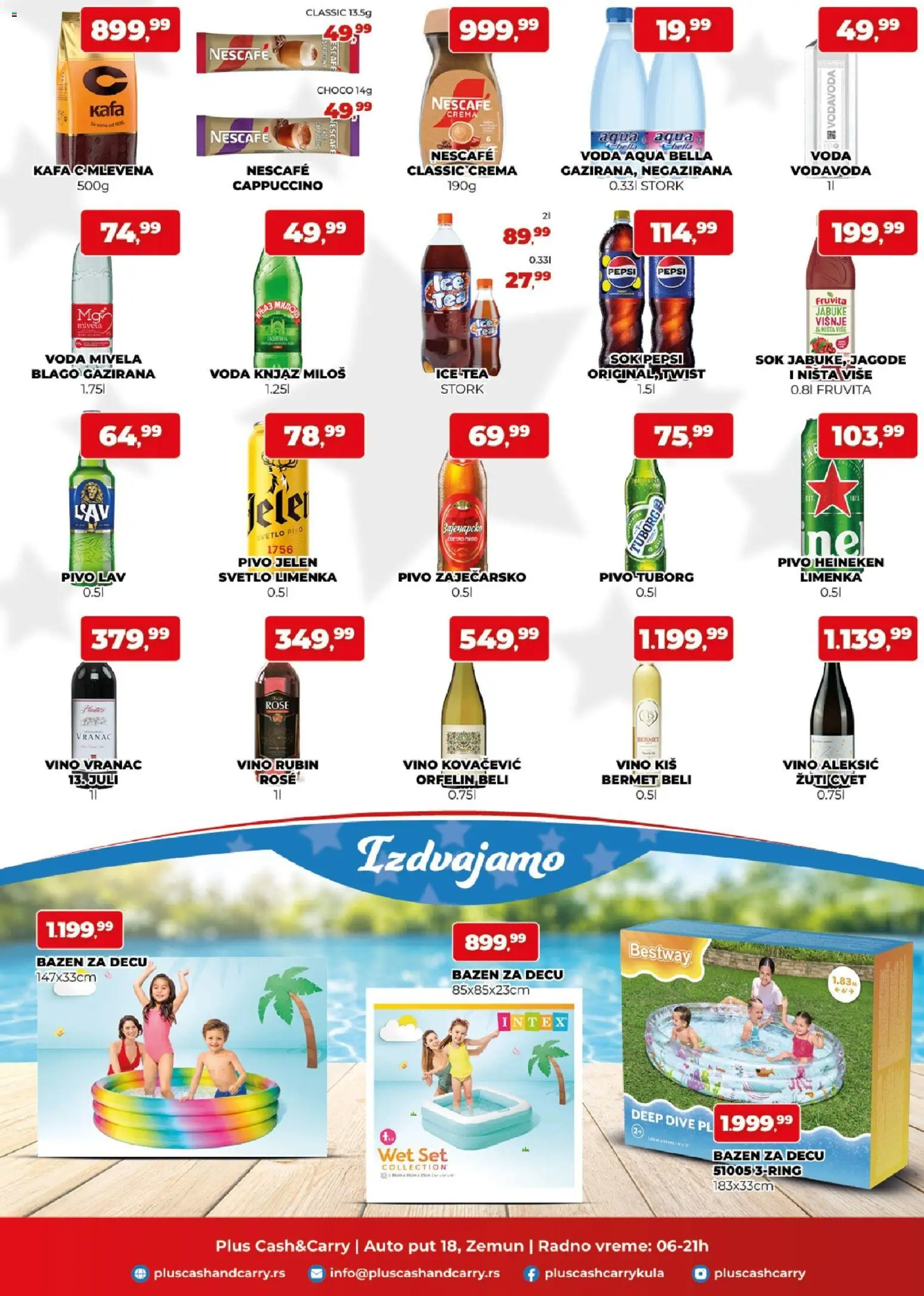 Plus Cash & Carry katalog - važi od 24.07.2026 | Strana: 3 | Proizvode: Fruvita, Voda, Kafa, Nescafé