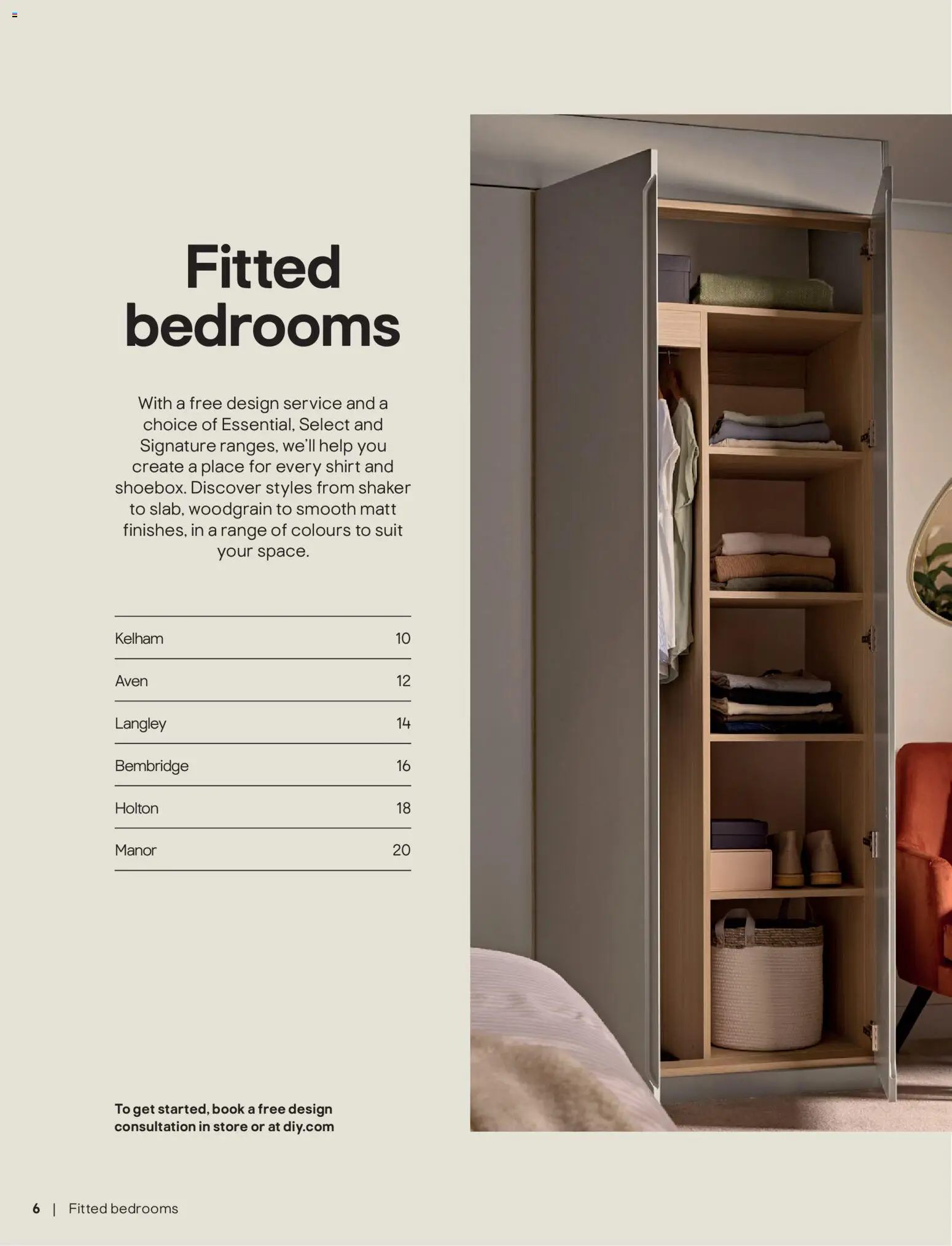 {H1} | Page: 6 | Products: Drawers, Trouser rack