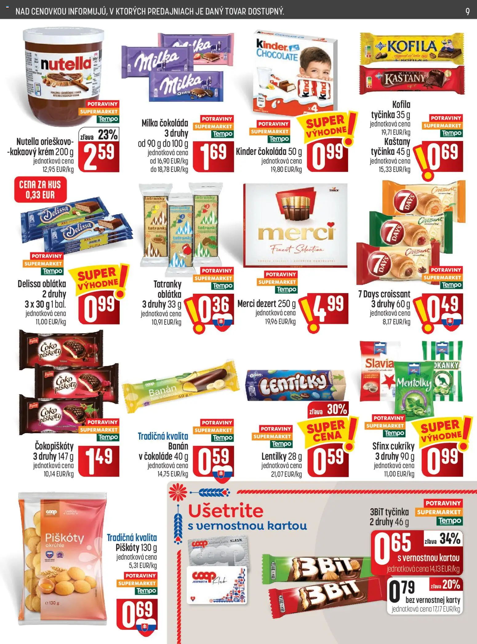 Nové COOP Jednota akcie – leták je platný od 01.10.2026 | Strana: 9