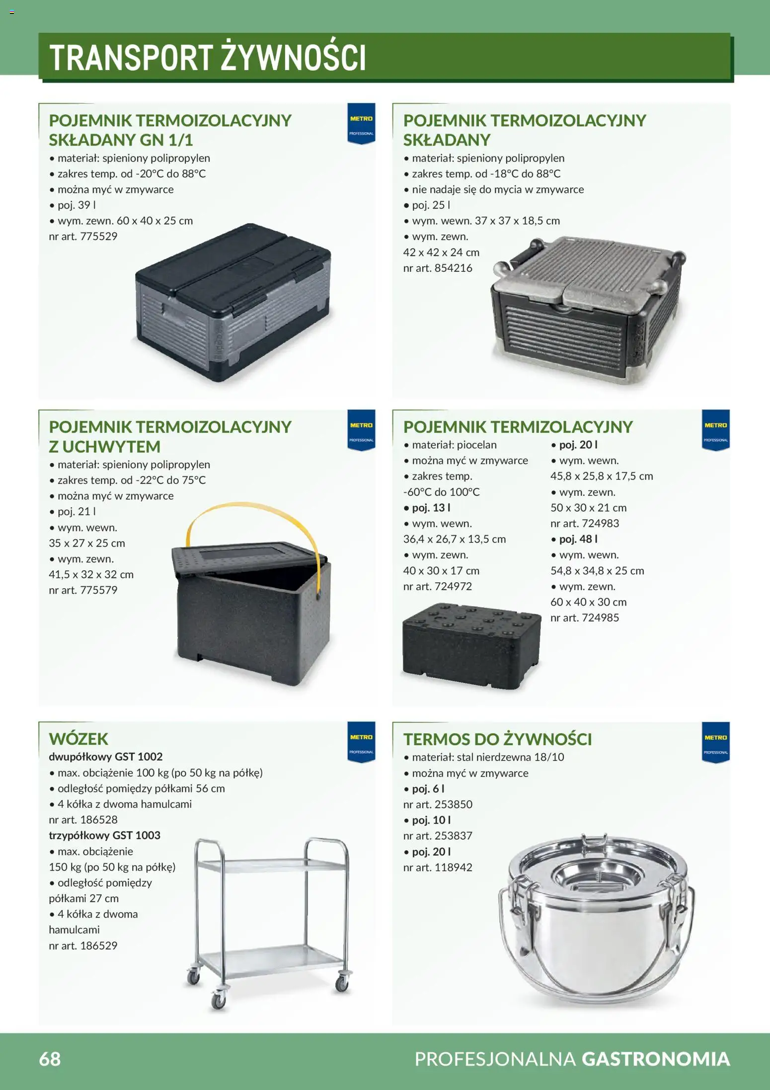 Makro Gazetka - Profesjonalna Gastronomia od 01.02.2026 | Strona: 68 | Produkty: Termos