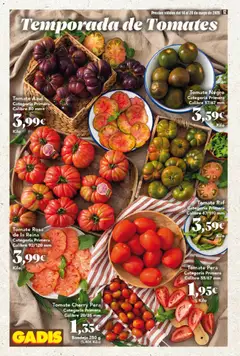 Vista previa Gadis folleto válido desde el 14.05.2026 | Página: 12 | Productos: Tomates, Bandeja