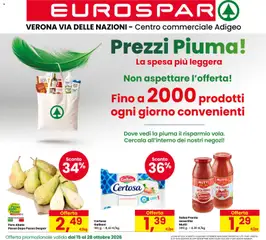 Anteprima del volantino Eurospar volantino Verona valido a partire dal 15/10/2026