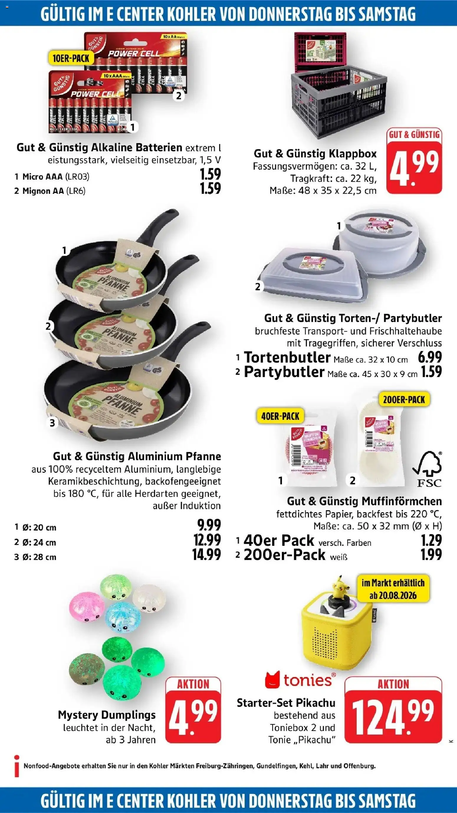 Edeka Prospekt Kehl (ab 17.08.2026) » Angebote Online | Seite: 50 | Produkte: Batterien