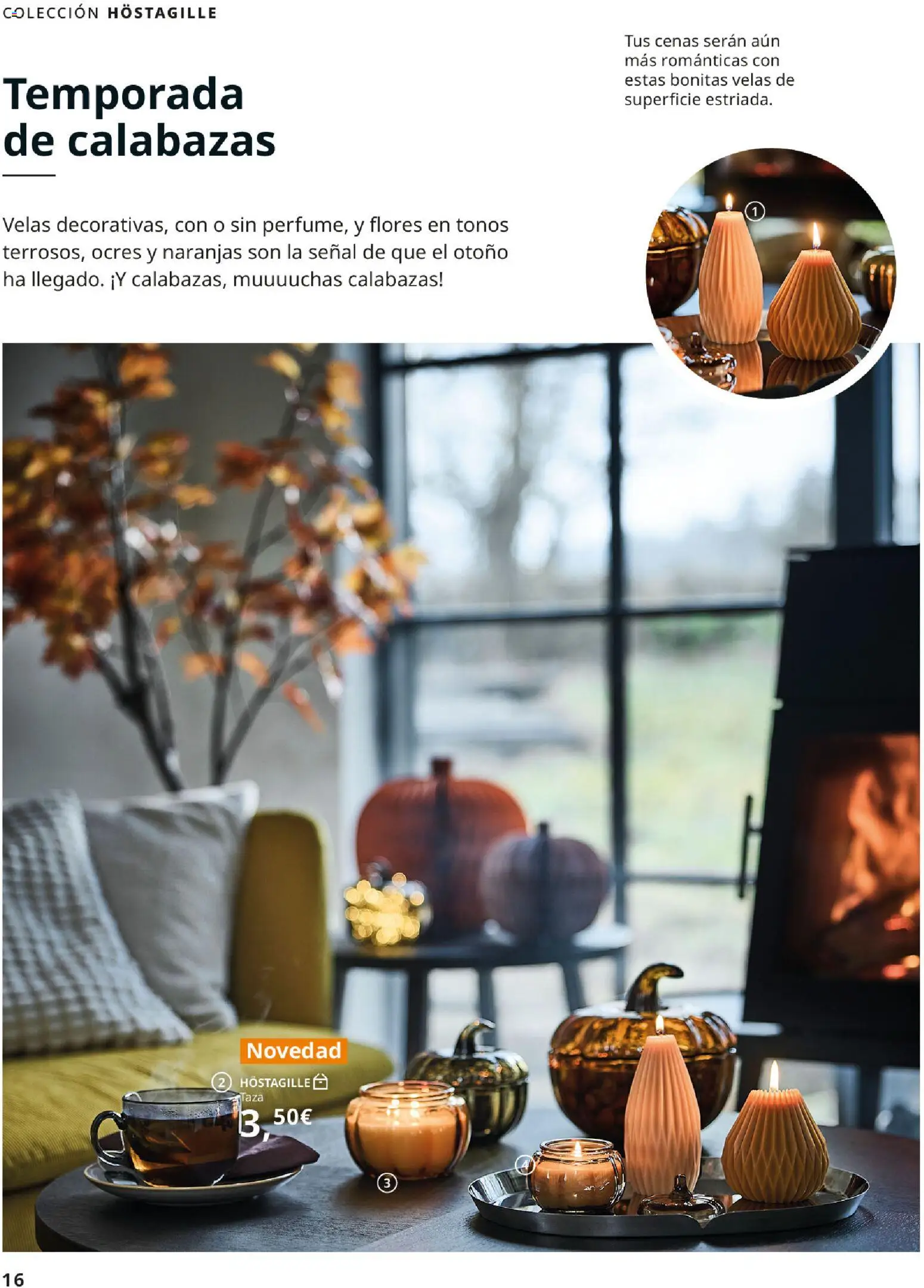 IKEA - Brochure colecciones │ válido desde el 25/08/2026 | Página: 16 | Productos: Naranjas, Flores, Velas