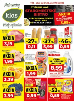 Klas leták platný od 01.06.2026