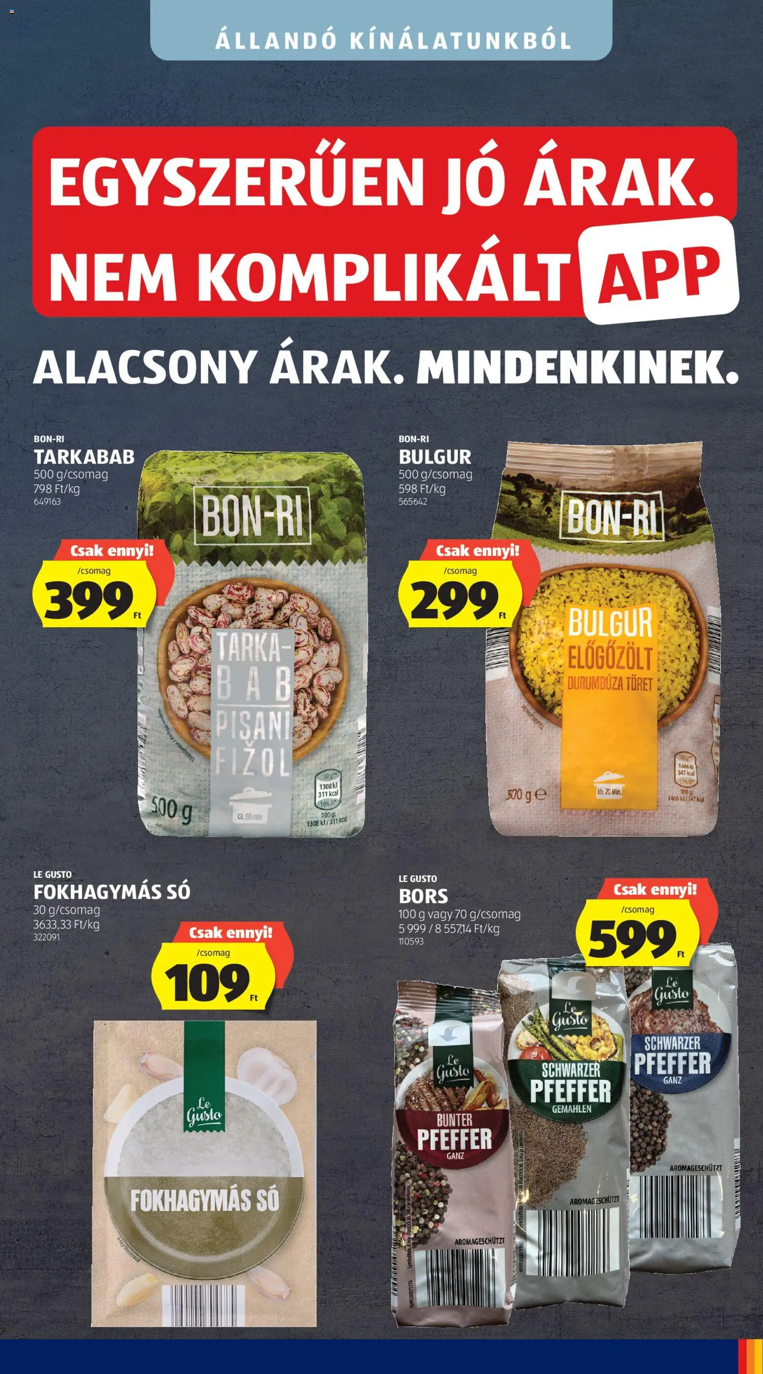 Aldi akciós ujság - amely érvényes a következő dátumtól: 2026.09.03. | Oldal: 9 | Termékek: Ropi