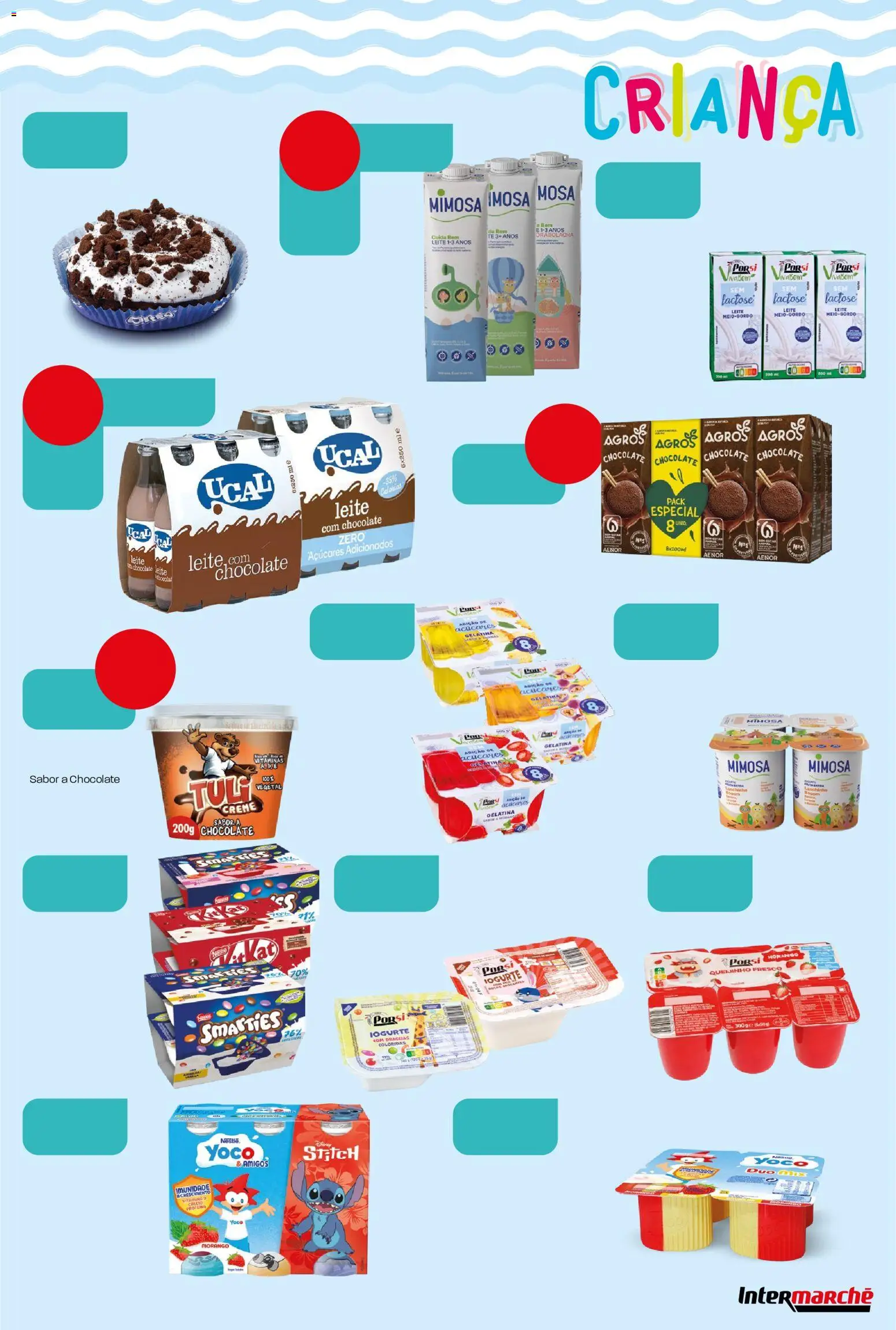 Intermarché folheto │ válido de 28.05.2026 | Página: 42 | Produtos: Leite, Iogurte, Chocolate, Creme