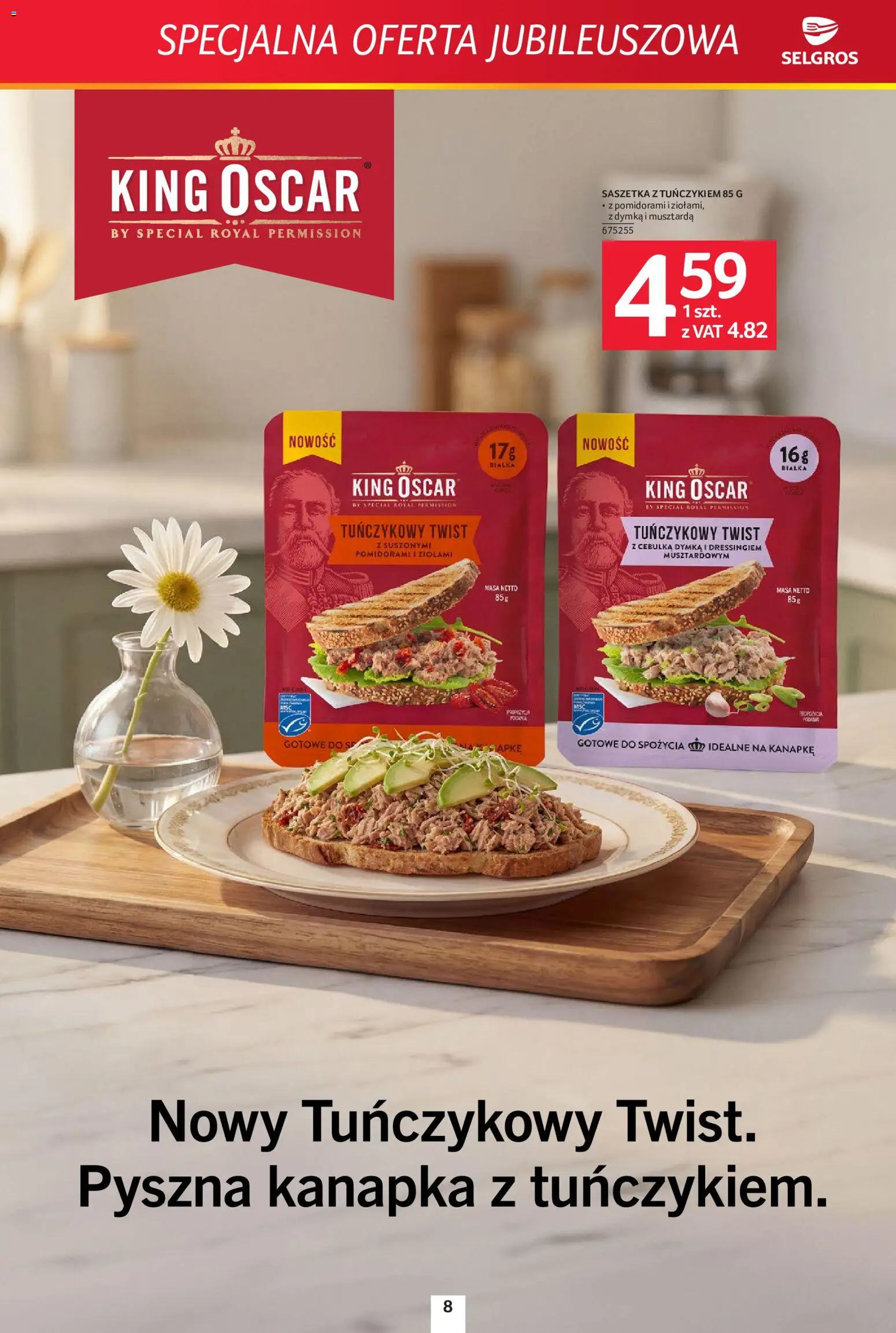 Selgros cash&carry gazetka - Specjalna oferta jubileuszowa od 30.07.2026 | Strona: 8 | Produkty: Musztarda