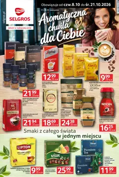 Pogląd oferty "Selgros cash&carry gazetka - Kawa i herbata" - ważna od 08.10.2026