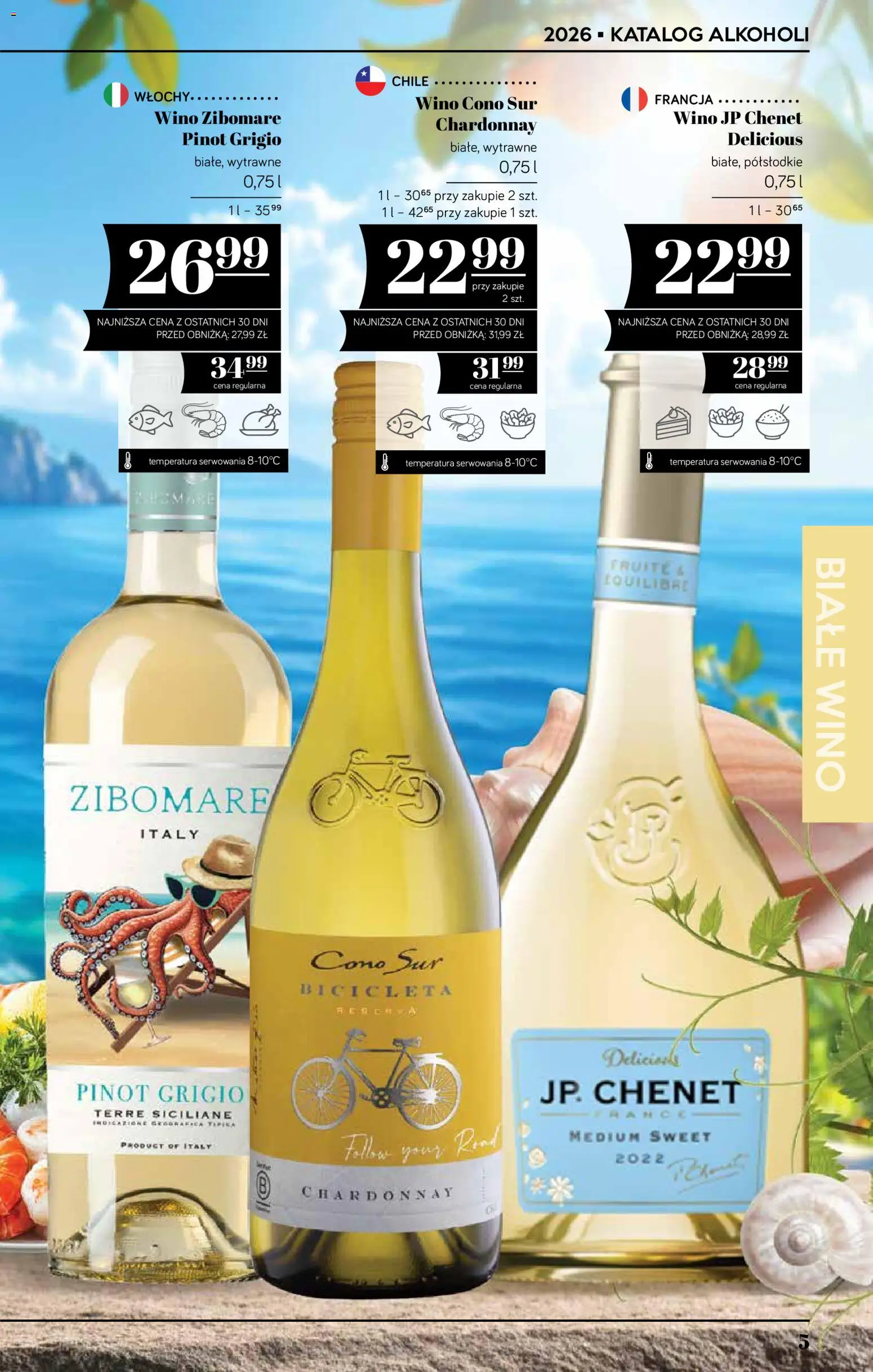 POLOmarket katalog - Alkoholi od 16.07.2026 | Strona: 5 | Produkty: Chardonnay, Wino