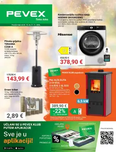 Pevex Katalog - Pregled kataloga iz trgovine Pevex, vrijedi od 22.10.2026