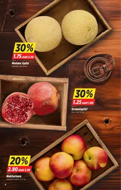 Granatapfel, Peru, per Stück ab 16.07.2026 gültig | Seite: 4 | Produkte: Granatapfel, Nektarinen, Melone