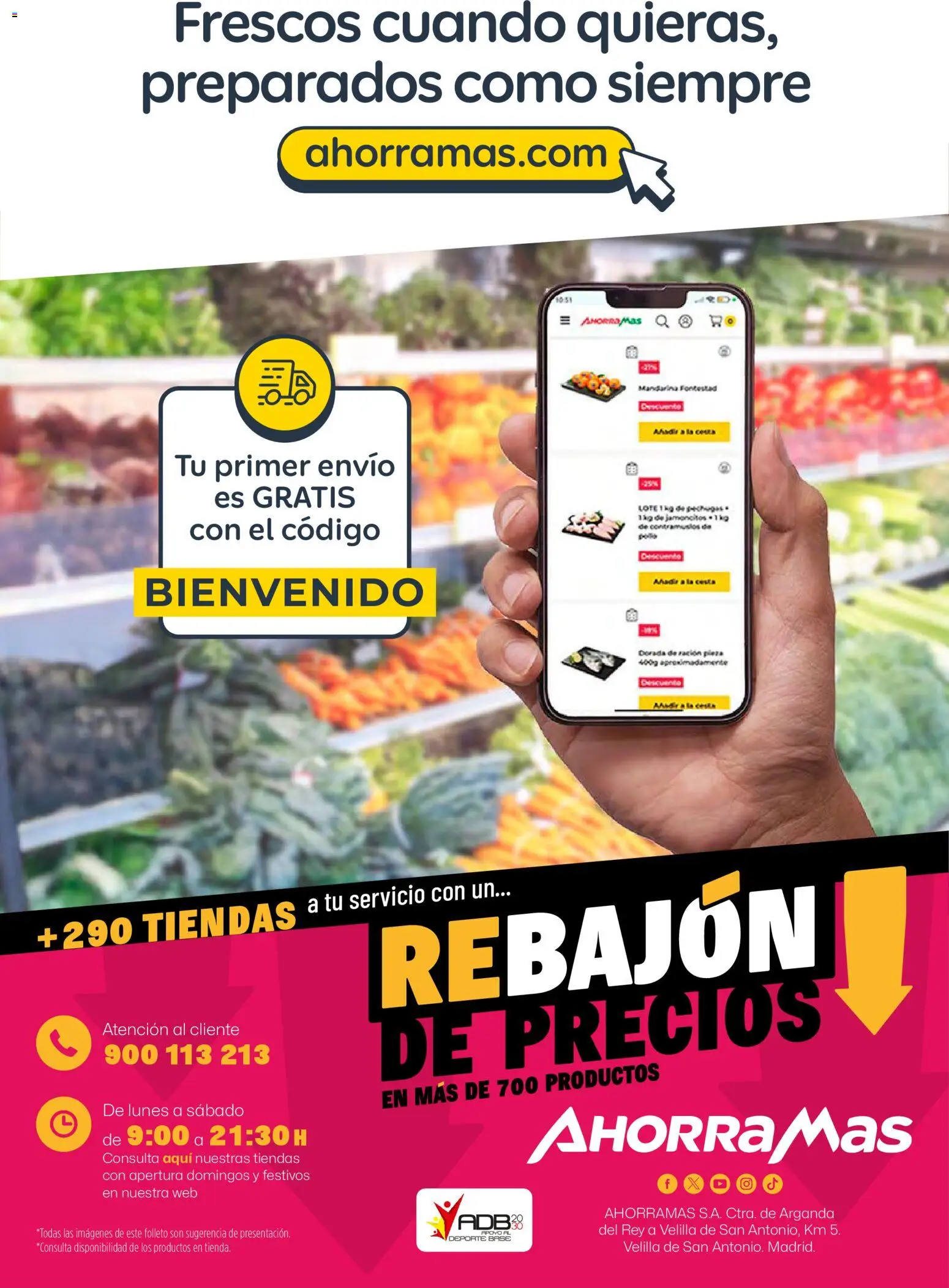 AhorraMas folleto │ válido desde el 12.03.2026 | Página: 16 | Productos: Cesta