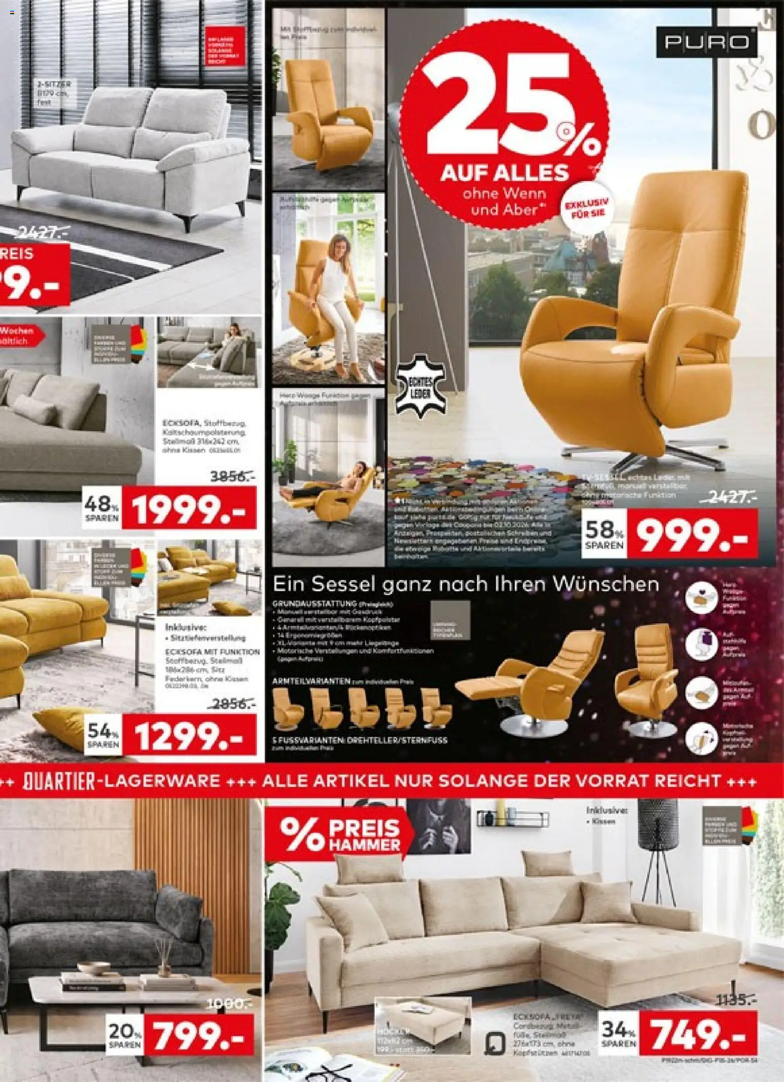 Porta! Aktueller Prospekt – gültig ab 27.09.2026 | Seite: 3 | Produkte: Sessel, Reis