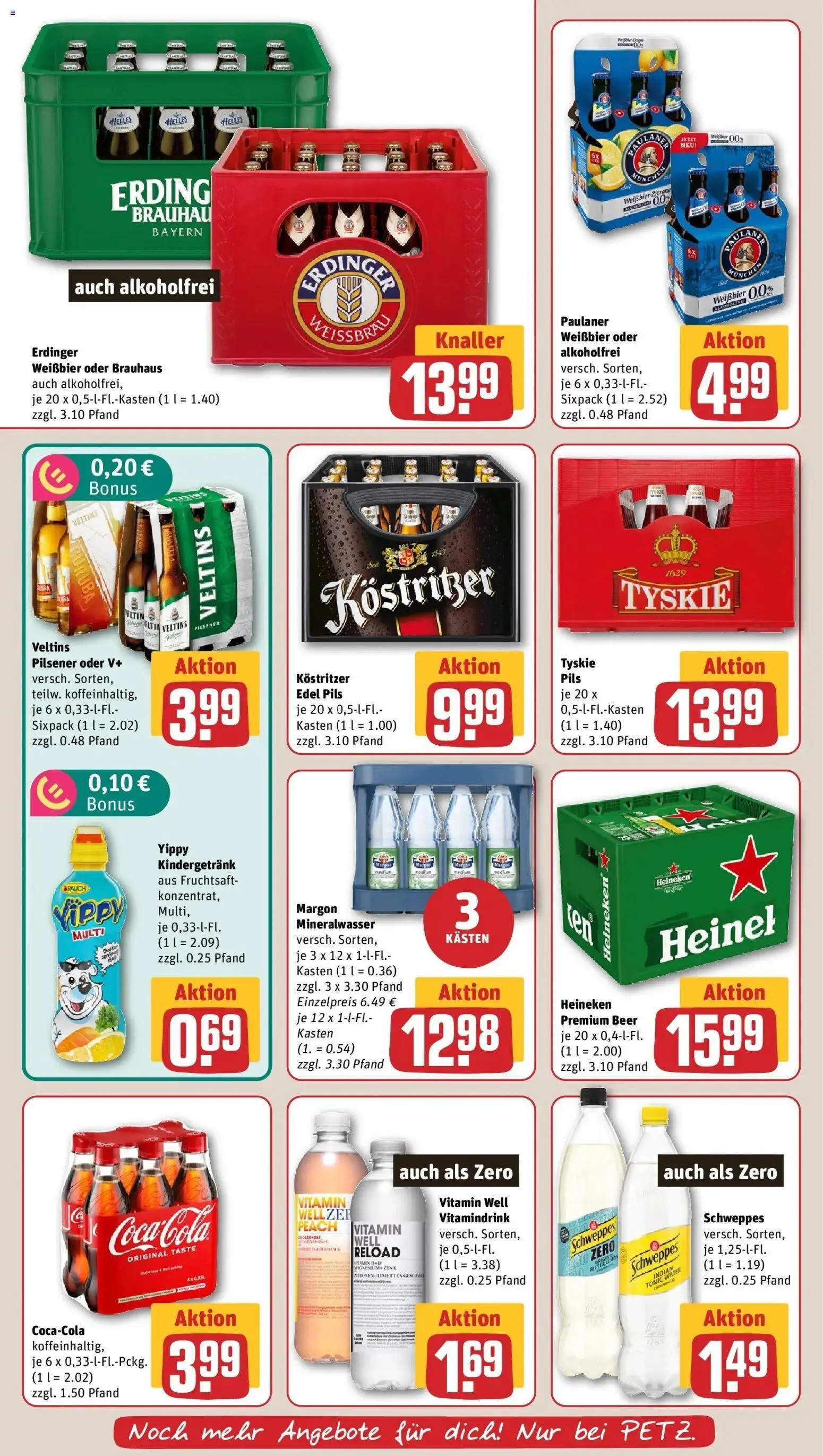 REWE Prospekt ab 17.08.2026 zum Blättern » Angebote | Seite: 17 | Produkte: Weißbier, Pils, Mineralwasser, Zitrone