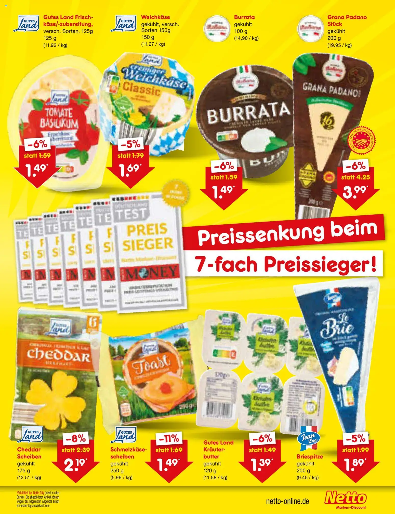 Netto Marken-Discount Prospekt – gültig ab 01.06.2026 | Seite: 63 | Produkte: Butter, Toast, Burrata