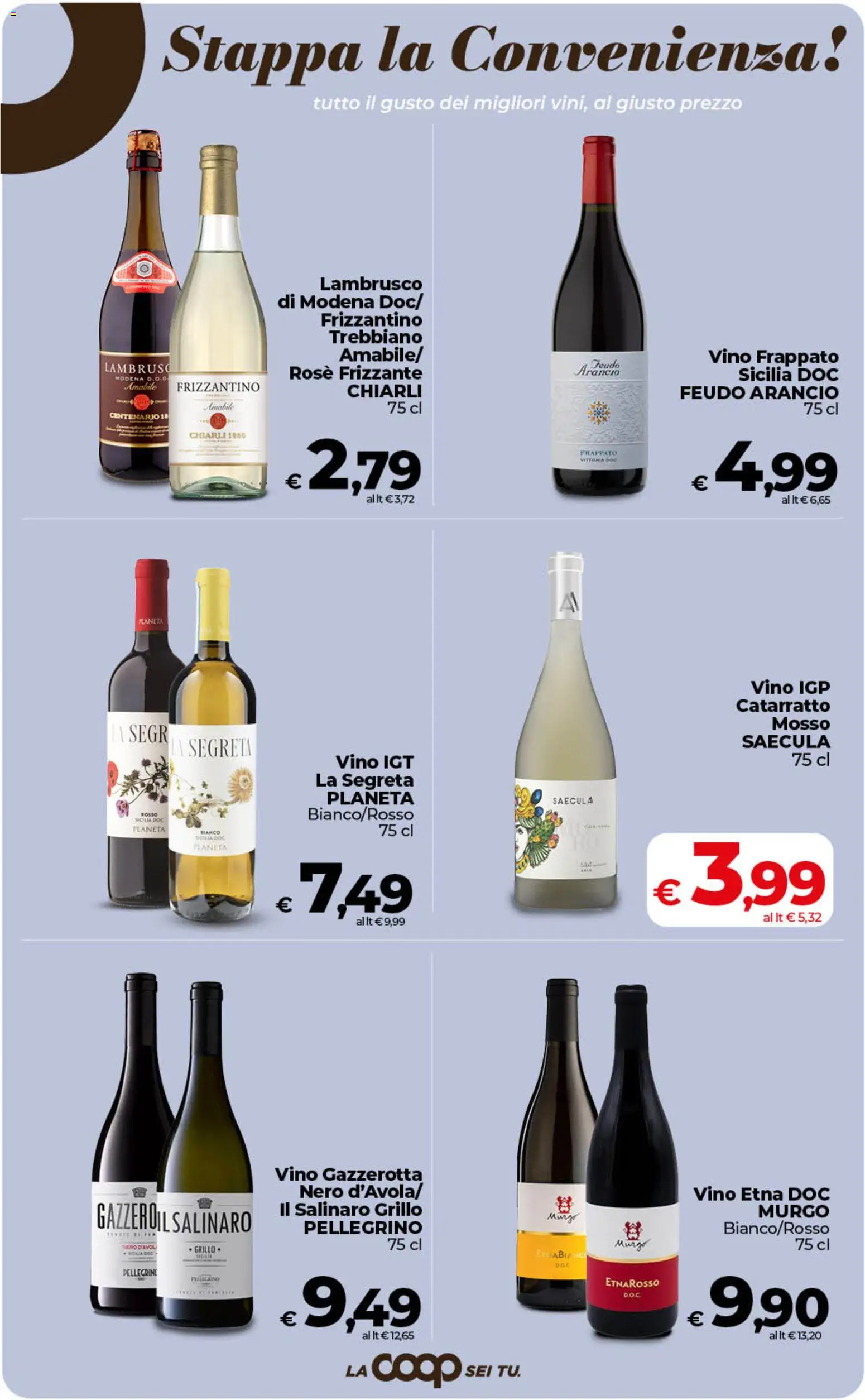 Volantino COOP del 21/08/2026 | Pagina: 35 | Prodotti: Vino, Lambrusco